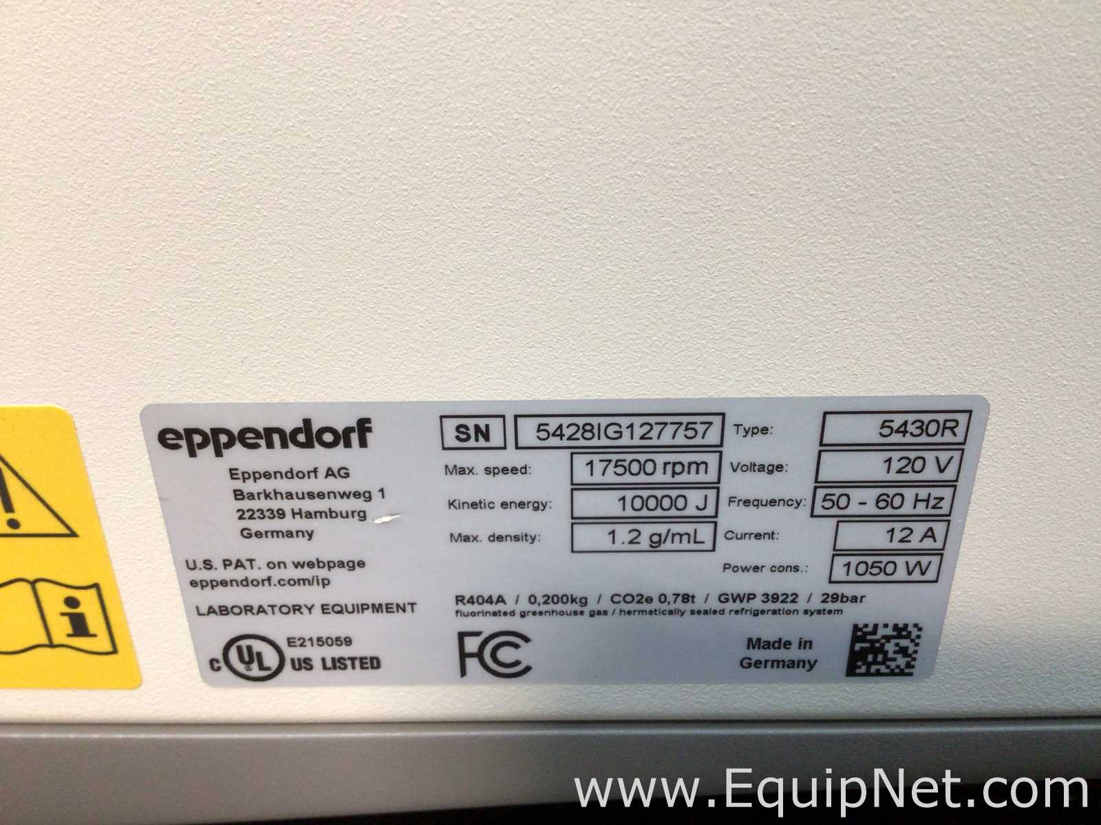 Eppendorf 5430R Refrigerated Laboratory Centrifuge
