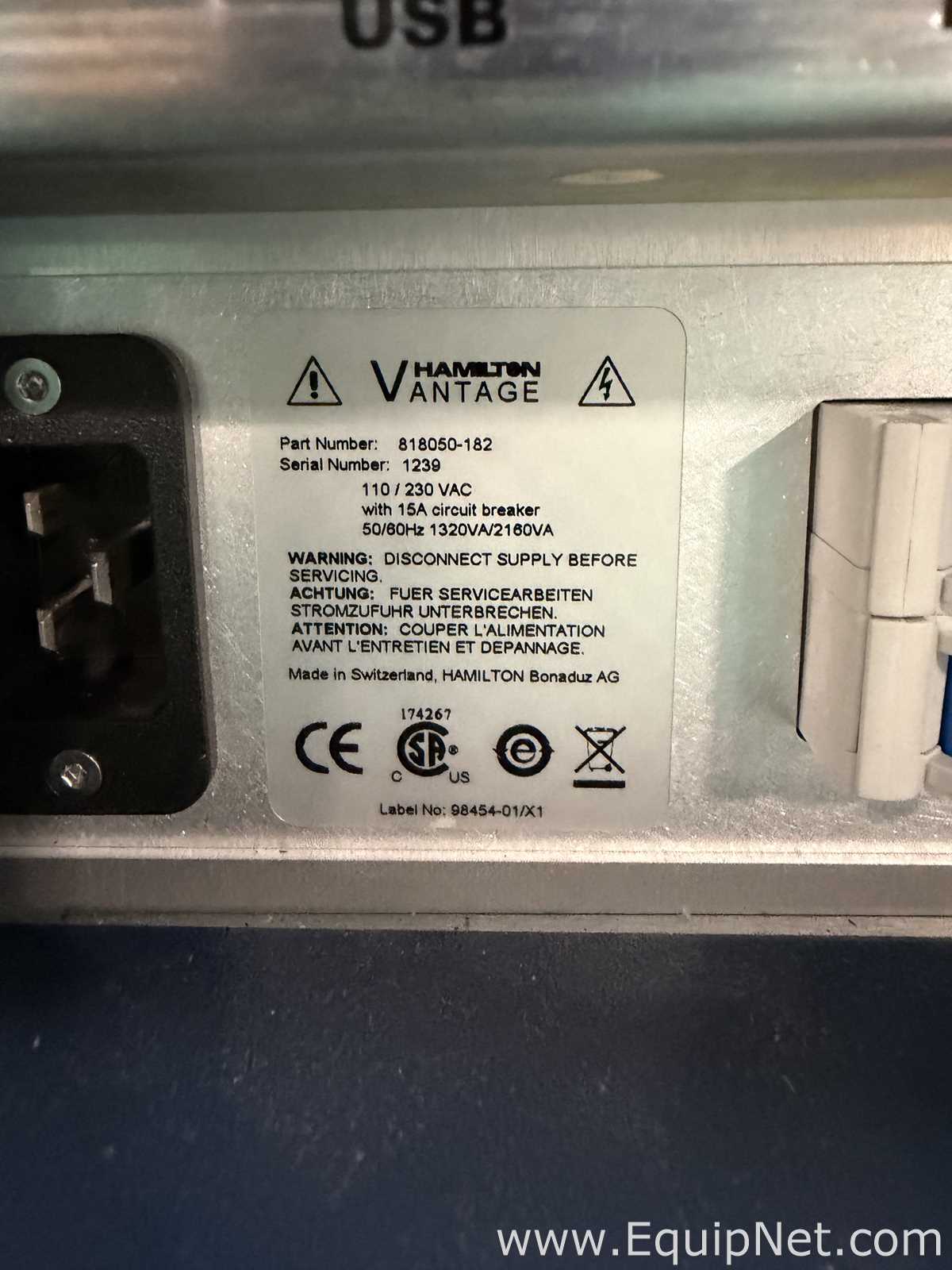 Hamilton Vantage Liquid Handler | FOR PARTS