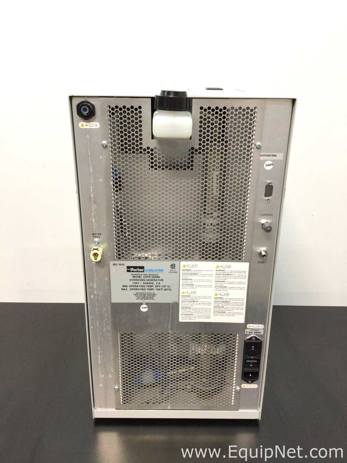Parker Balston H2PD-300NA Hydrogen Generator