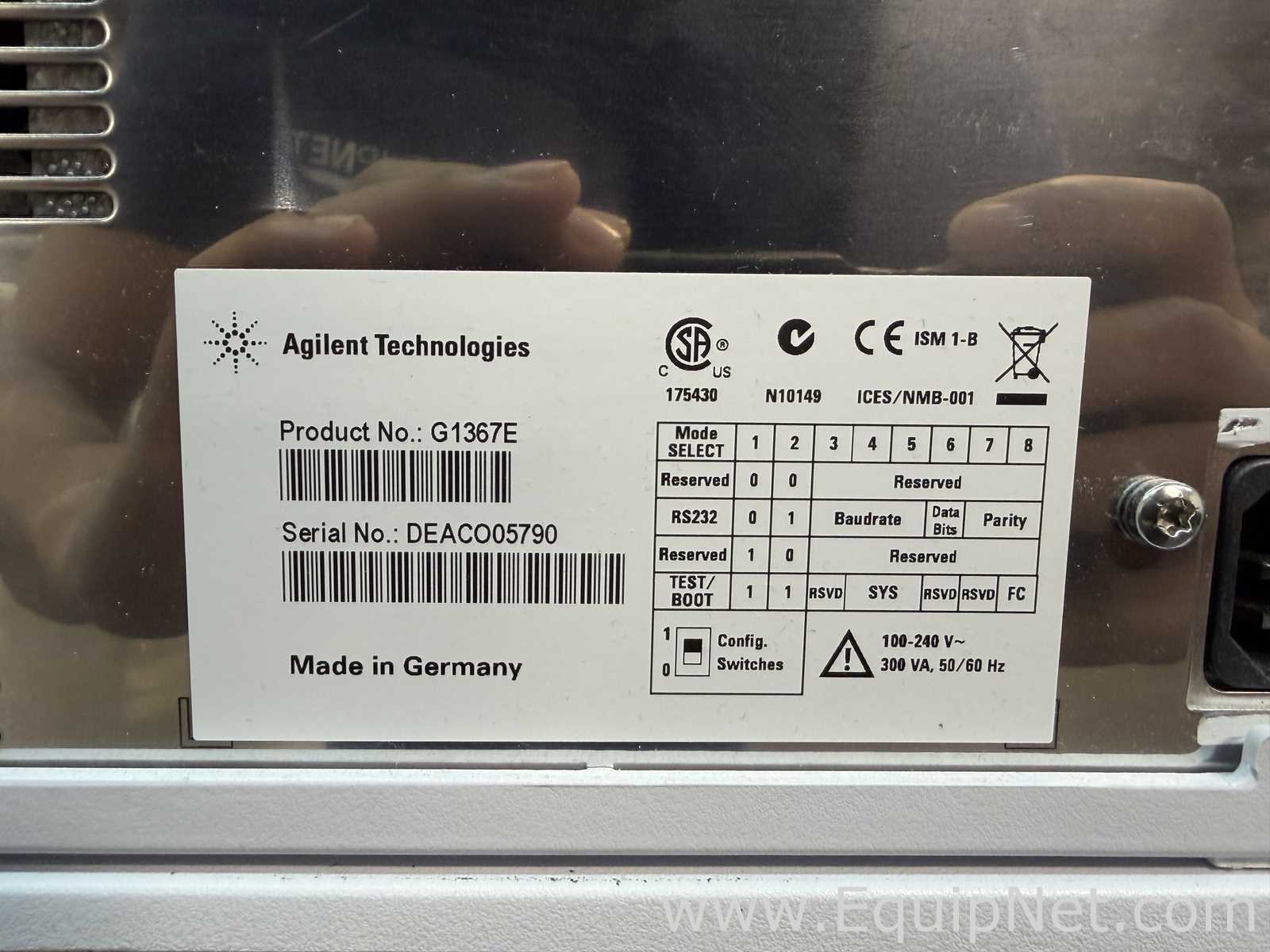 Agilent Technologies G1367E 1260 HiP ALS with G1312B 1260 Bin Pump HPLC Components