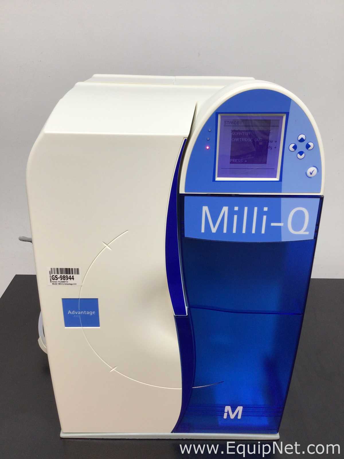 Sistema de Purificação e Destilação de Água Millipore Milli-Q Advantage A10