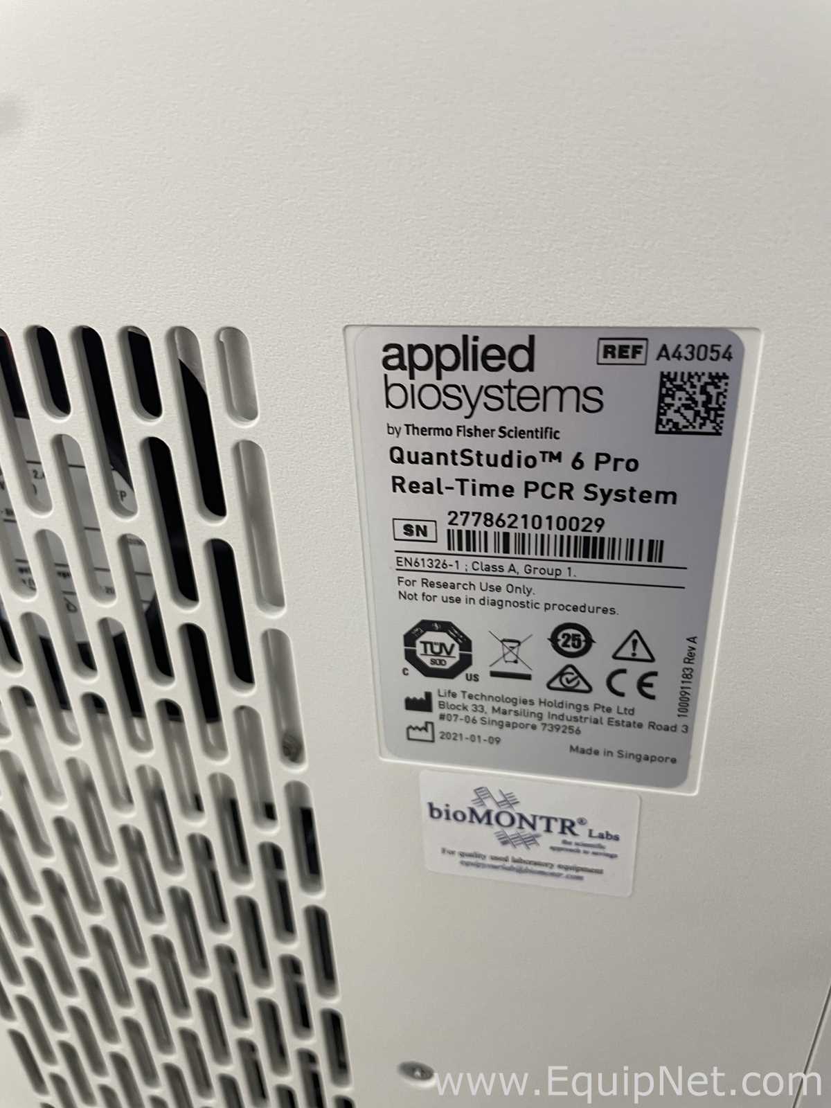 PCR y Termociclador Applied Biosystems QuantStudio 6 Pro