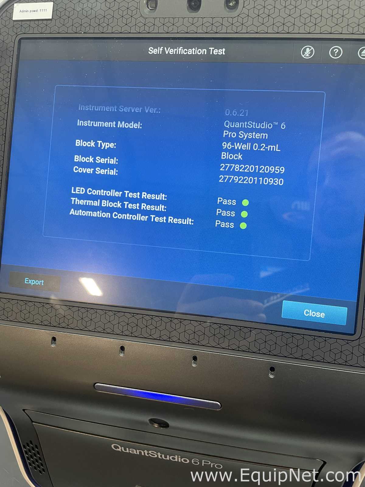 PCR y Termociclador Applied Biosystems QuantStudio 6 Pro