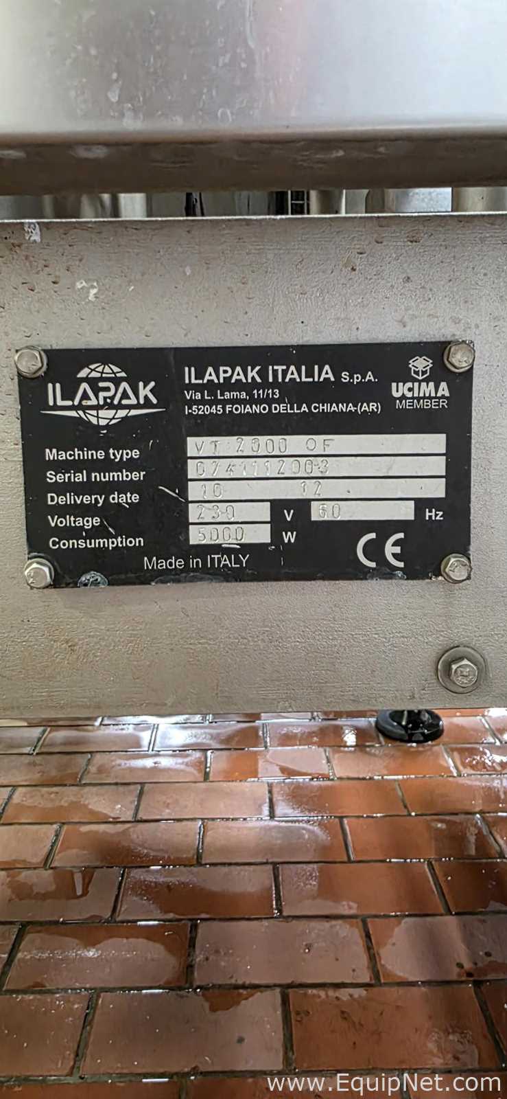 Ilapak VT 2000 OF VFFS Machine