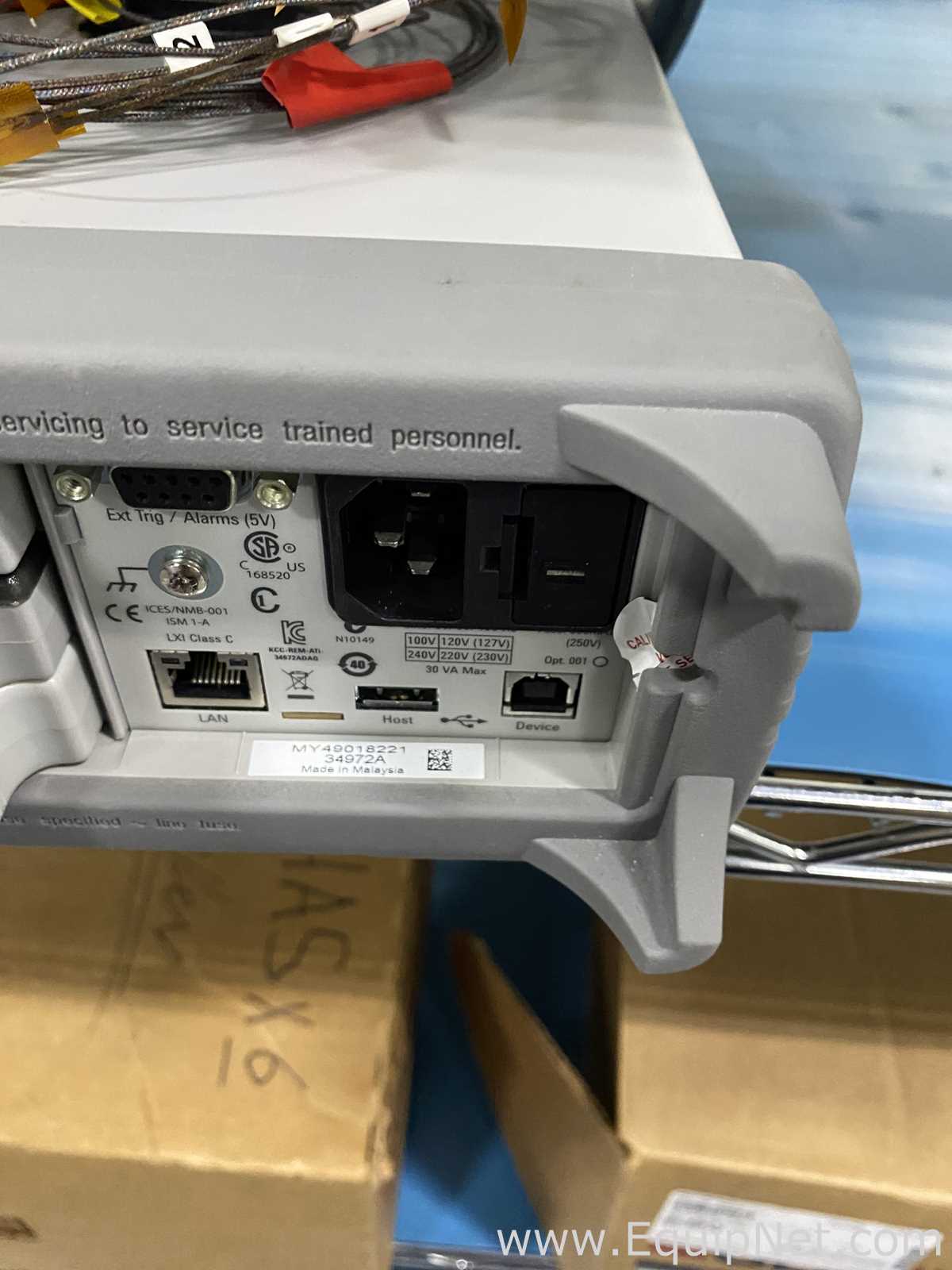 Keysight Agilent 34972A LXI Data Acquisition / Switch Unit Mainframe