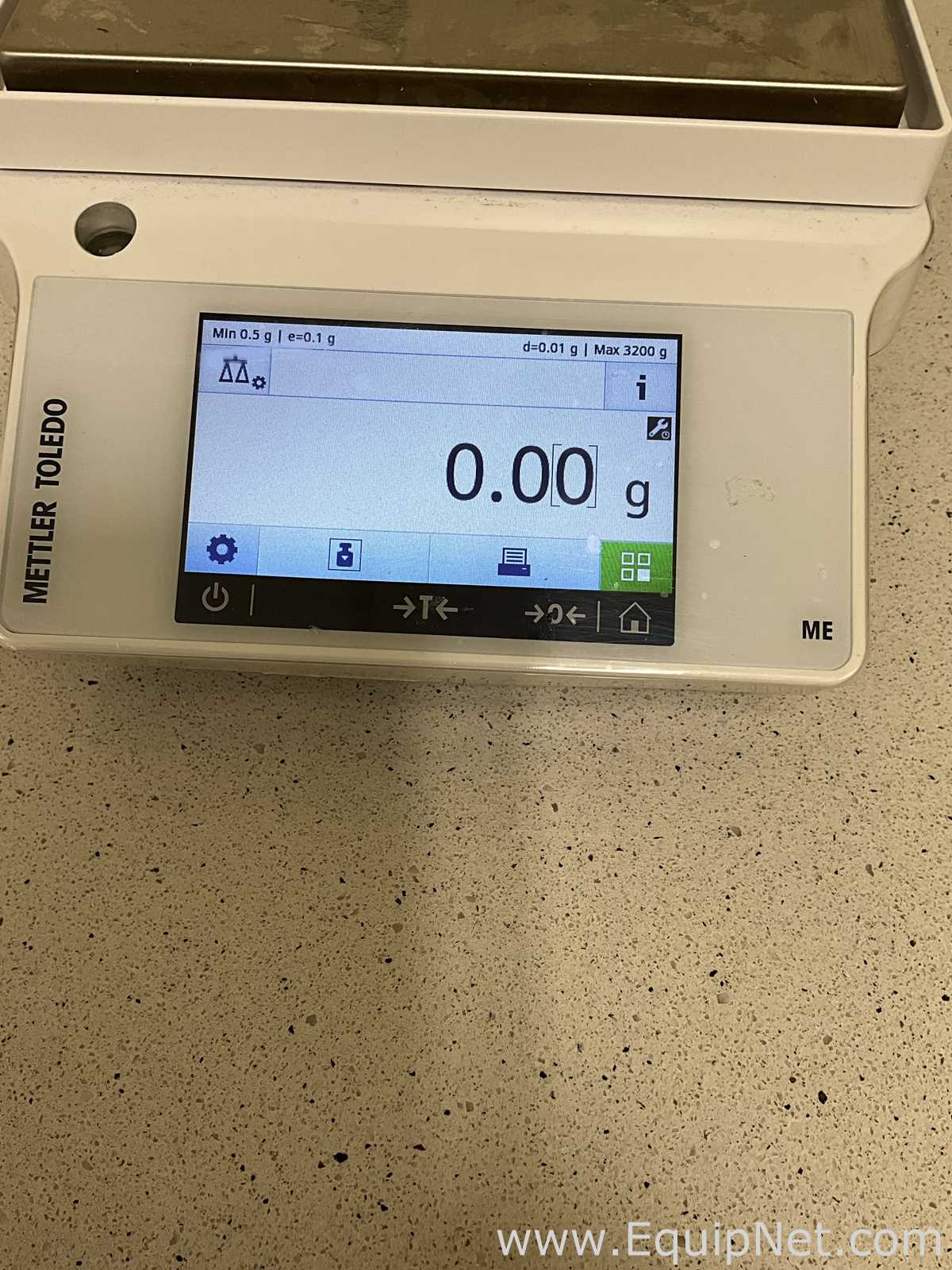 Mettler Toledo ME3002T/M00 Analytical Balance With Power Supply