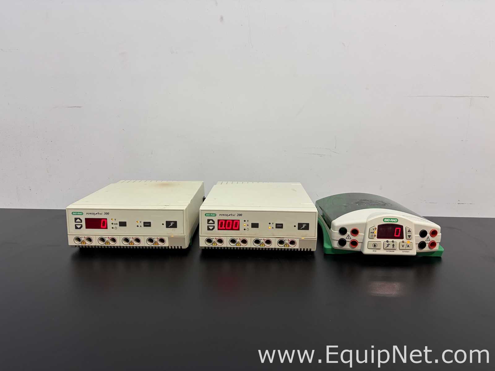 Lot of 3 Bio-Rad PowerPac Power Supplies