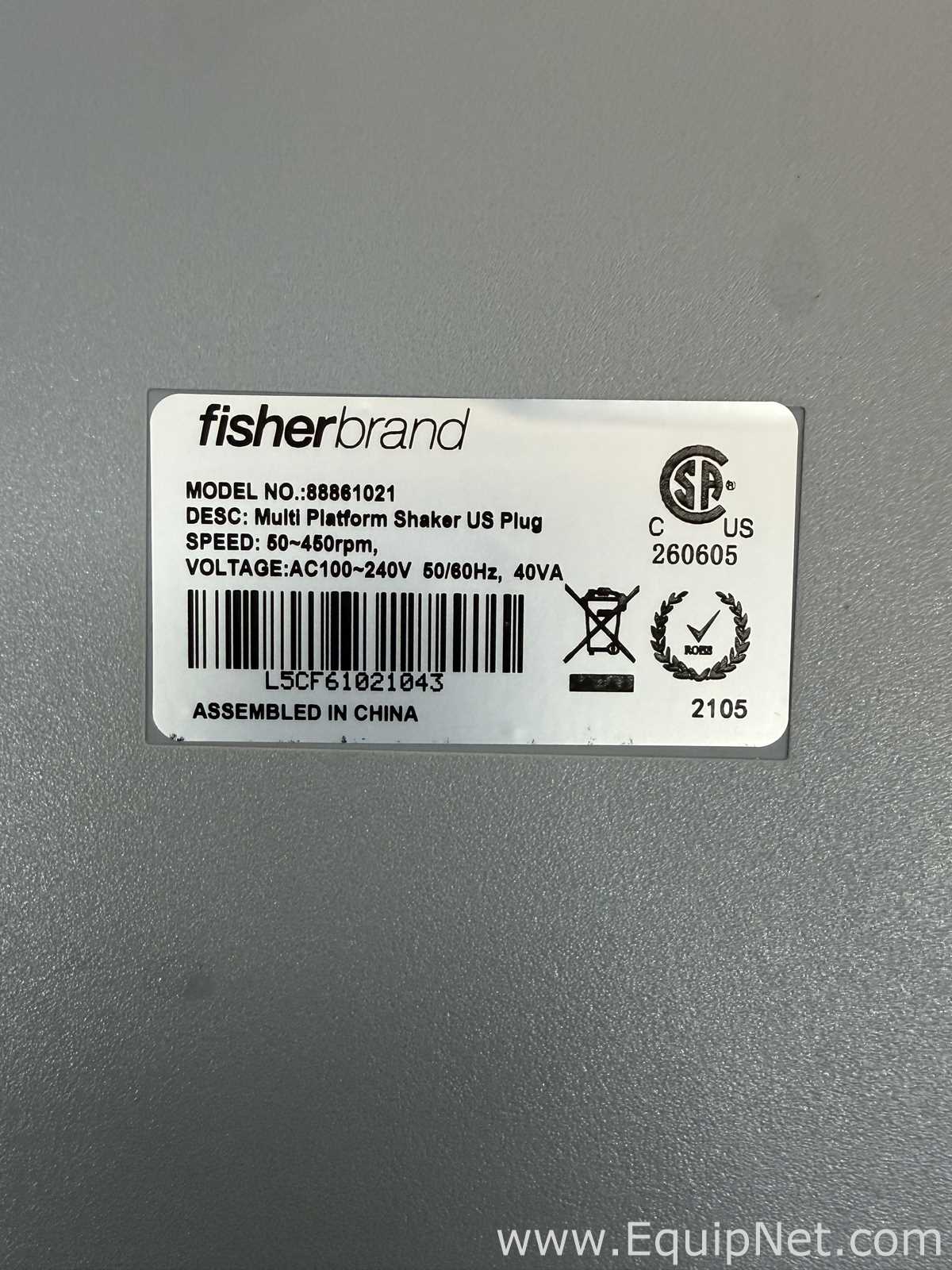 Agitador Fisherbrand 88861021