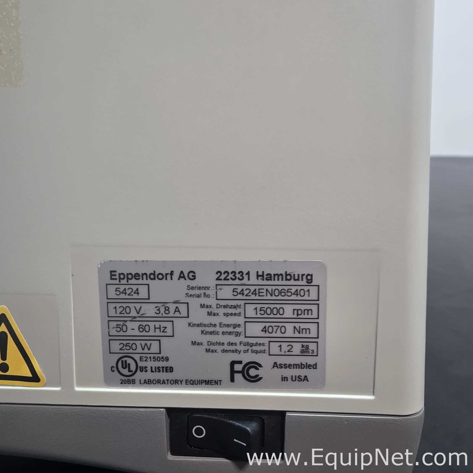 Centrífuga para Laboratórios Eppendorf Centrifuge 5424