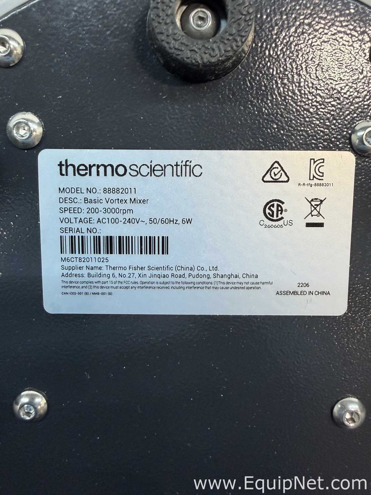 lote de  2 Misturador para Laboratórios Thermo Scientific 88882011