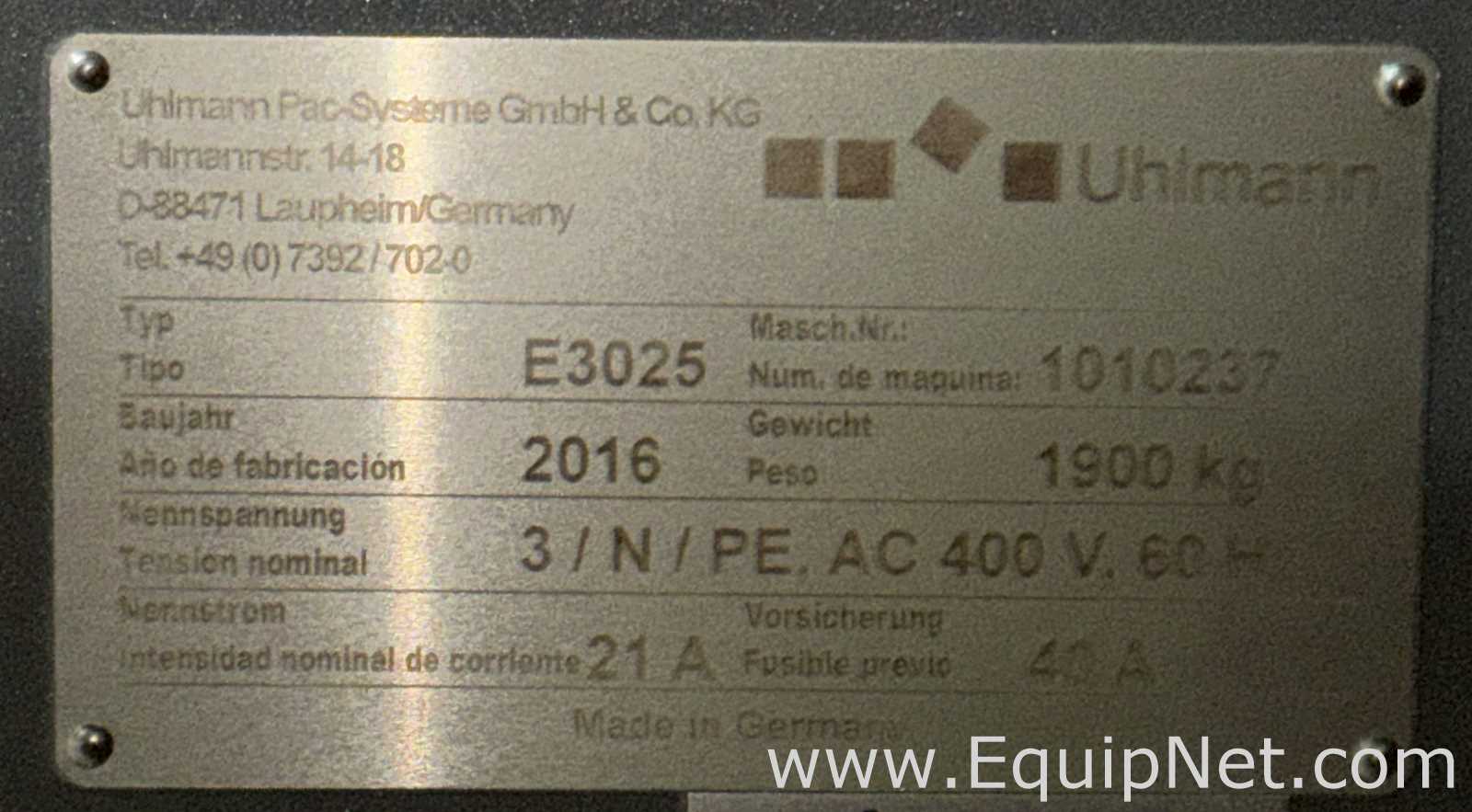 Atadora Uhlmann Pac Systeme GmbH and Co. KG E3025