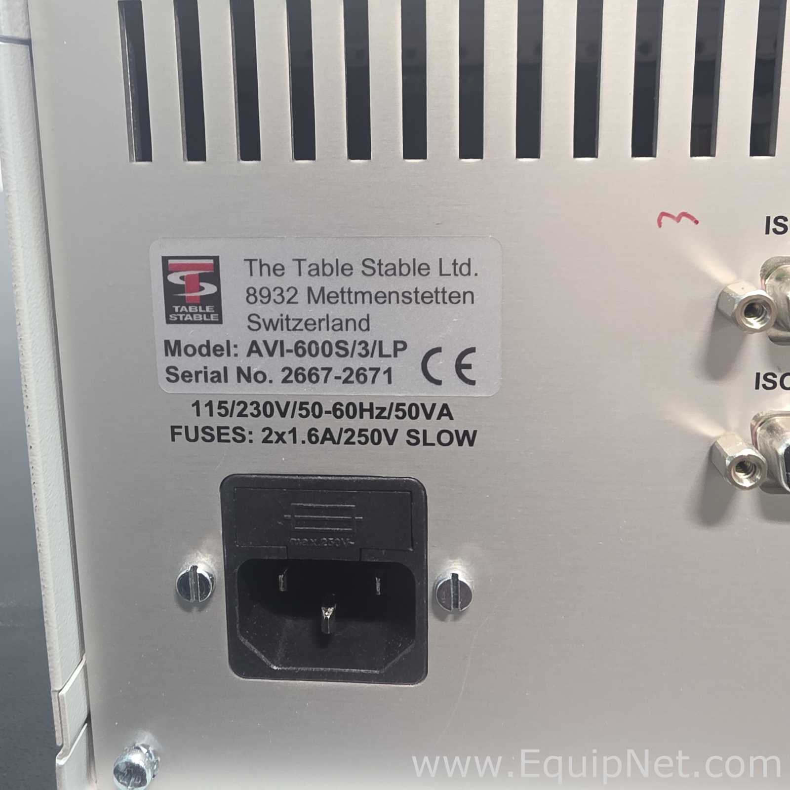 The Table Stable Anti-Vibration Table