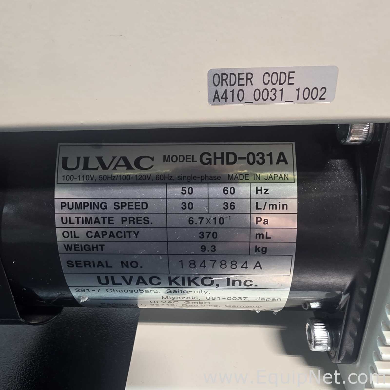 Bomba a Vácuo Ulvac GHD-031A