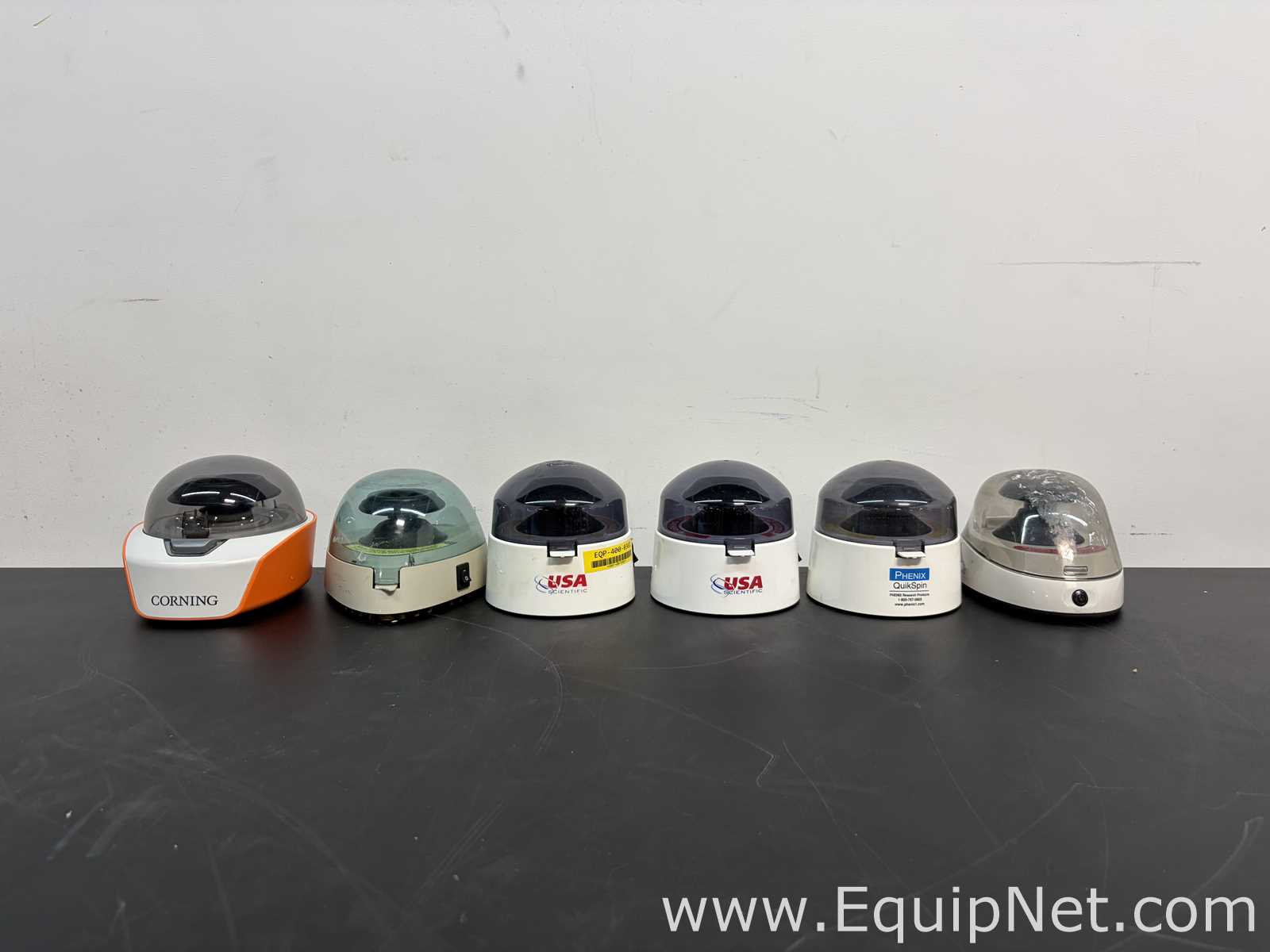 Lot of 6 Micro Centrifuges