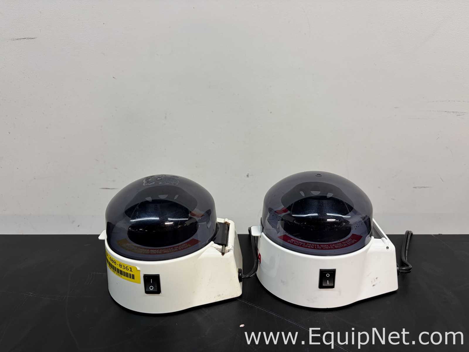 Lot of 6 Micro Centrifuges