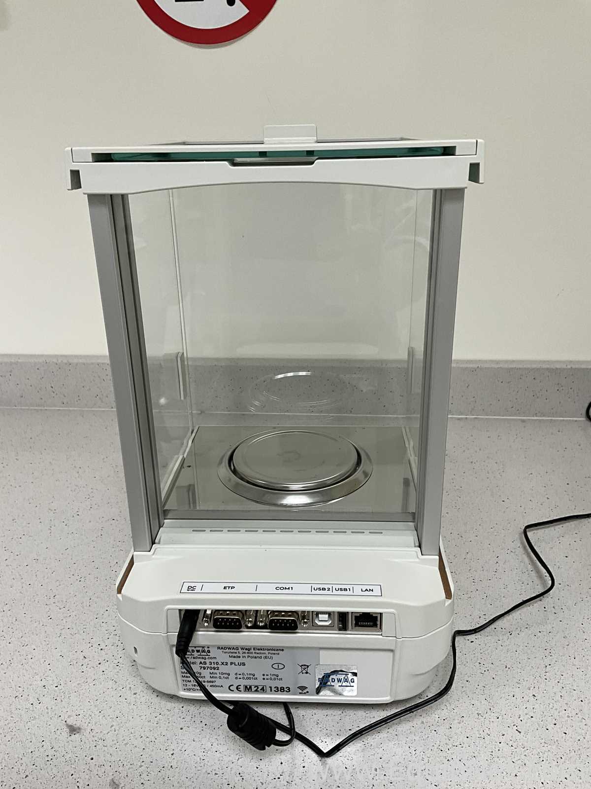 Radwag AS 310.X2 PLUS Balance Analytical Balance With Power Supply