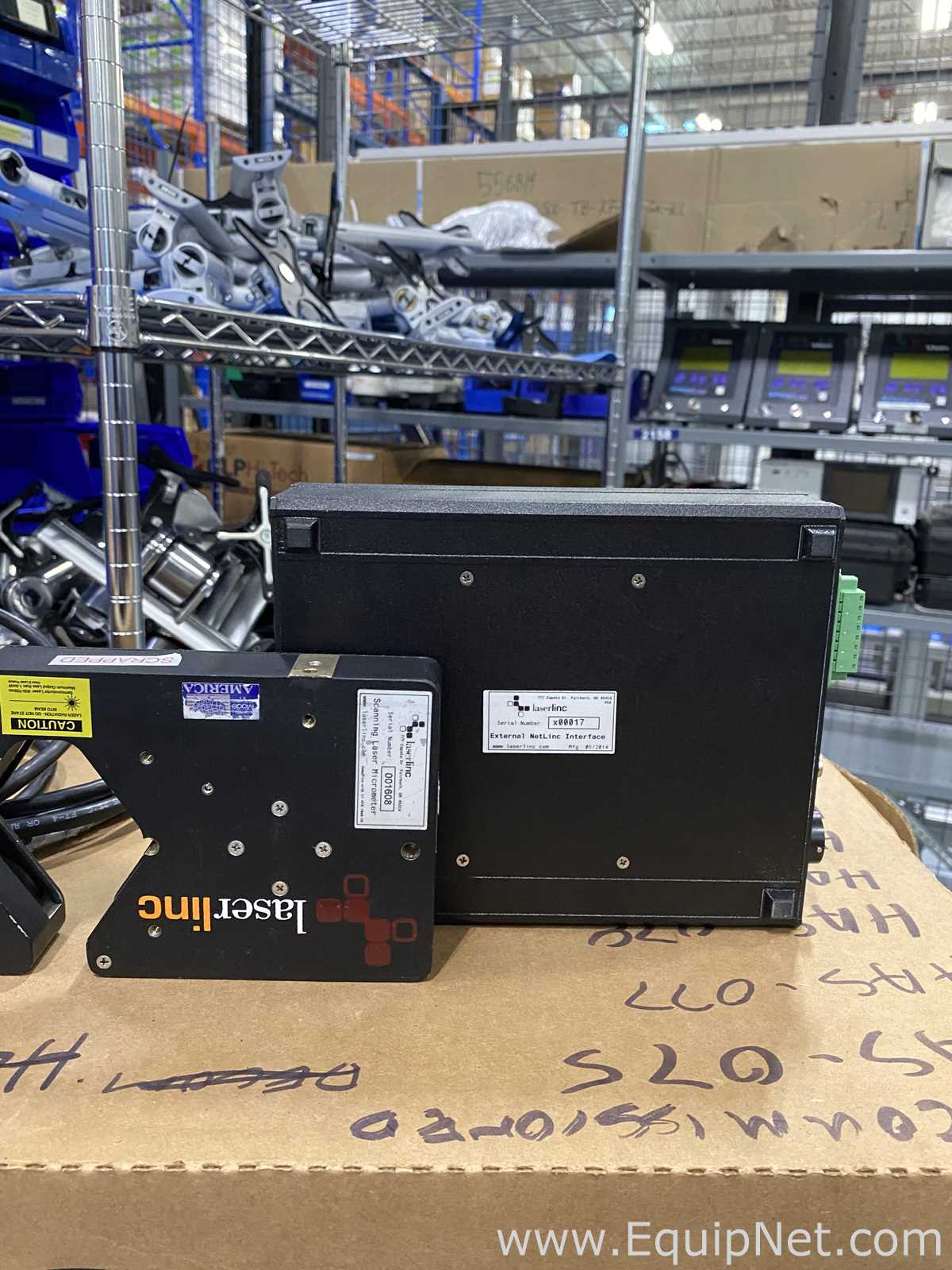 Calibrador LaserLinc Requisitos de aire  