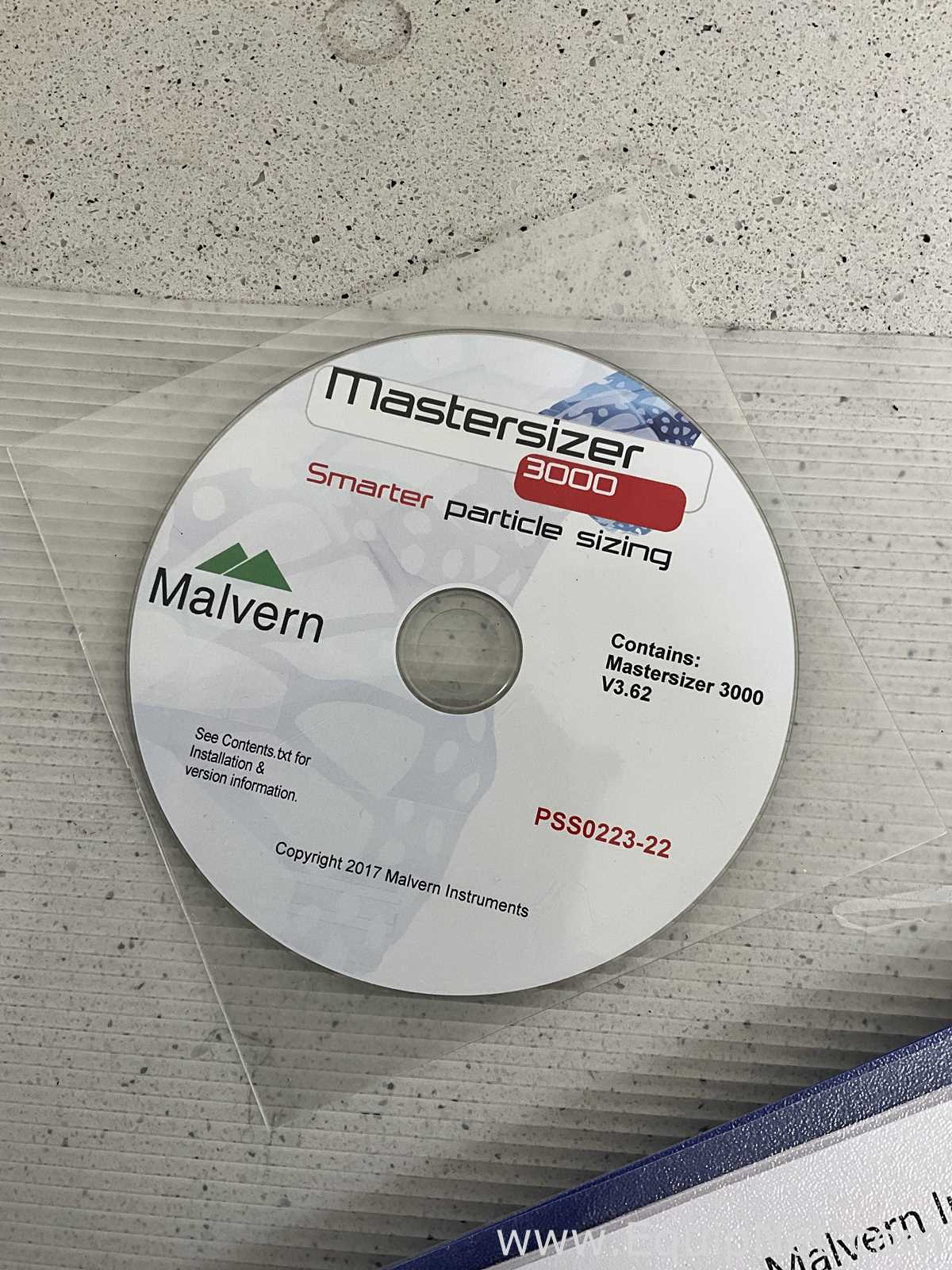 Malvern Instruments Mastersizer 3000 Particle Sizer With Hdro EV Module and Computer