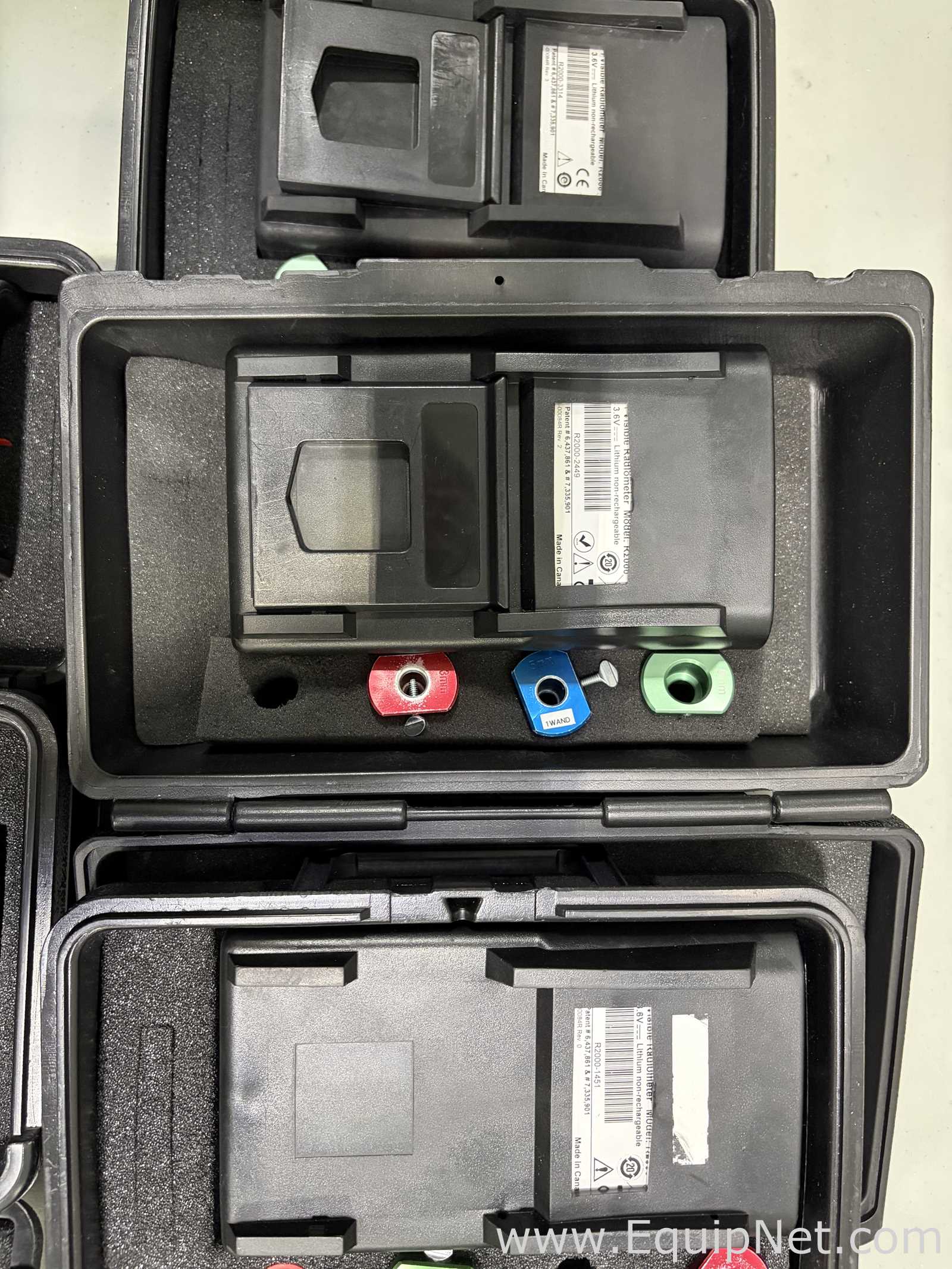 Lot of 11 Excelitas Omnicure R2000 Radiometers