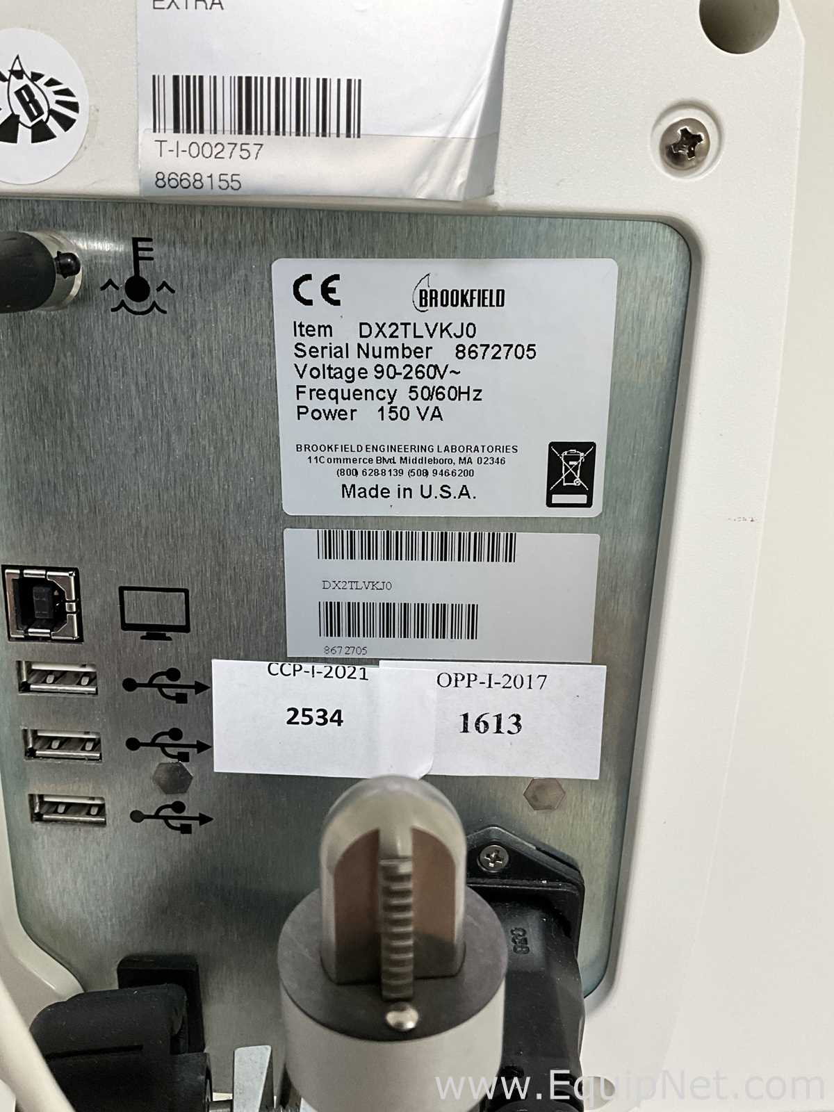 Brookfield DV2T Extra Viscometer