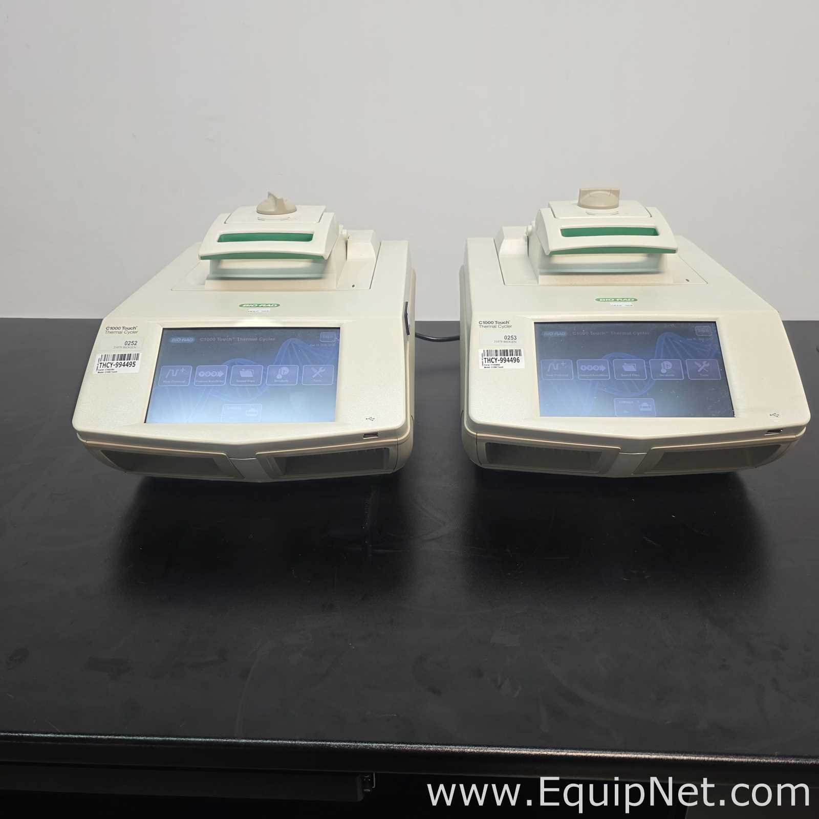 Lot of 2 Bio-Rad C1000 Touch Thermal Cyclers with 96-Well Modules