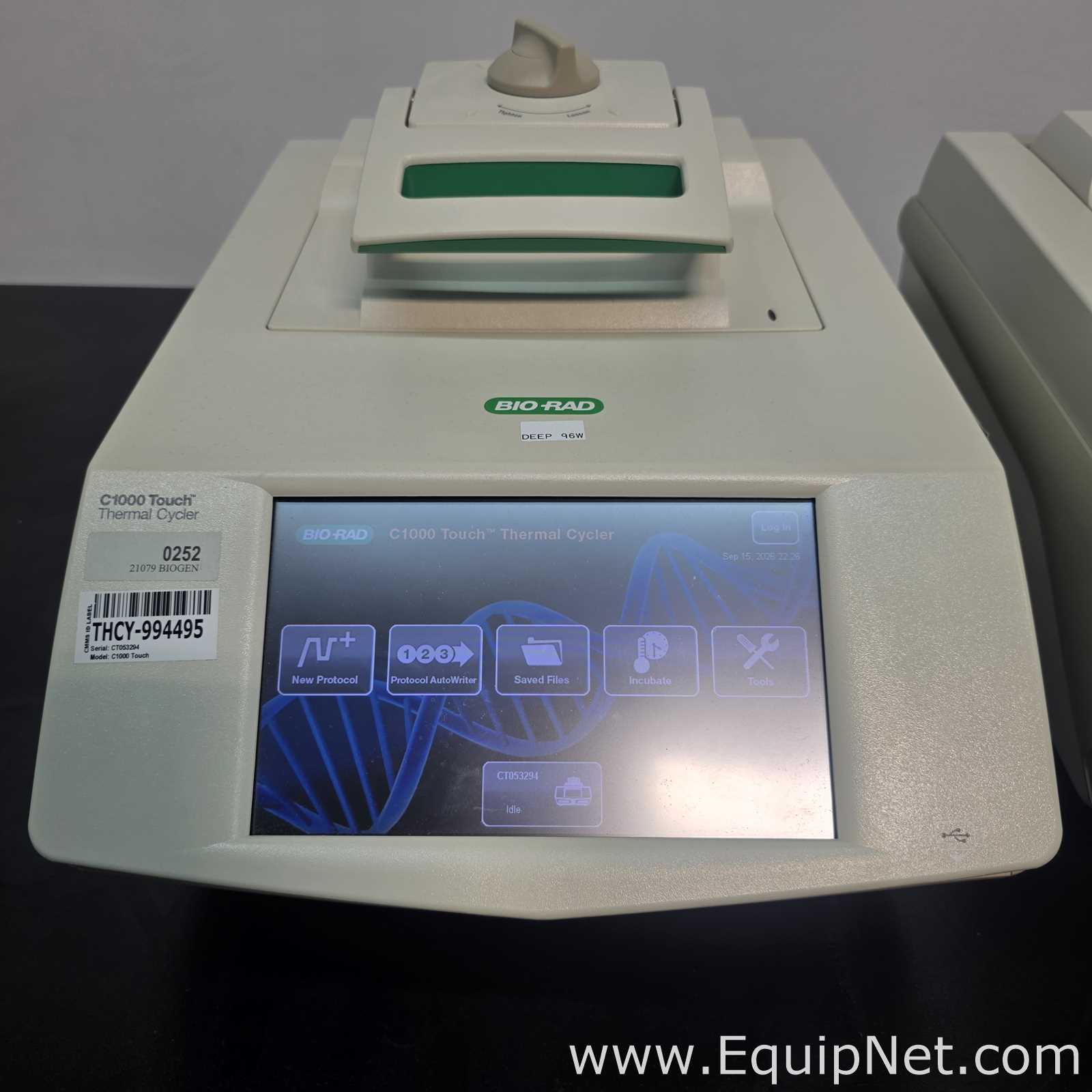 Lot of 2 Bio-Rad C1000 Touch Thermal Cyclers with 96-Well Modules