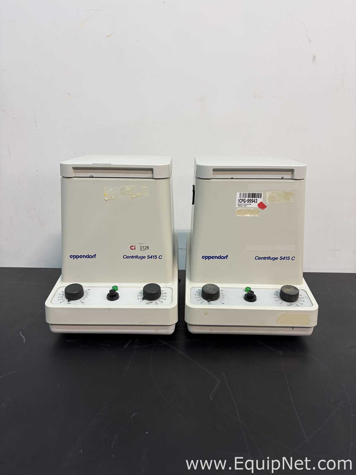 Lote de 2 Centrífuga para laboratorio Eppendorf 5415C