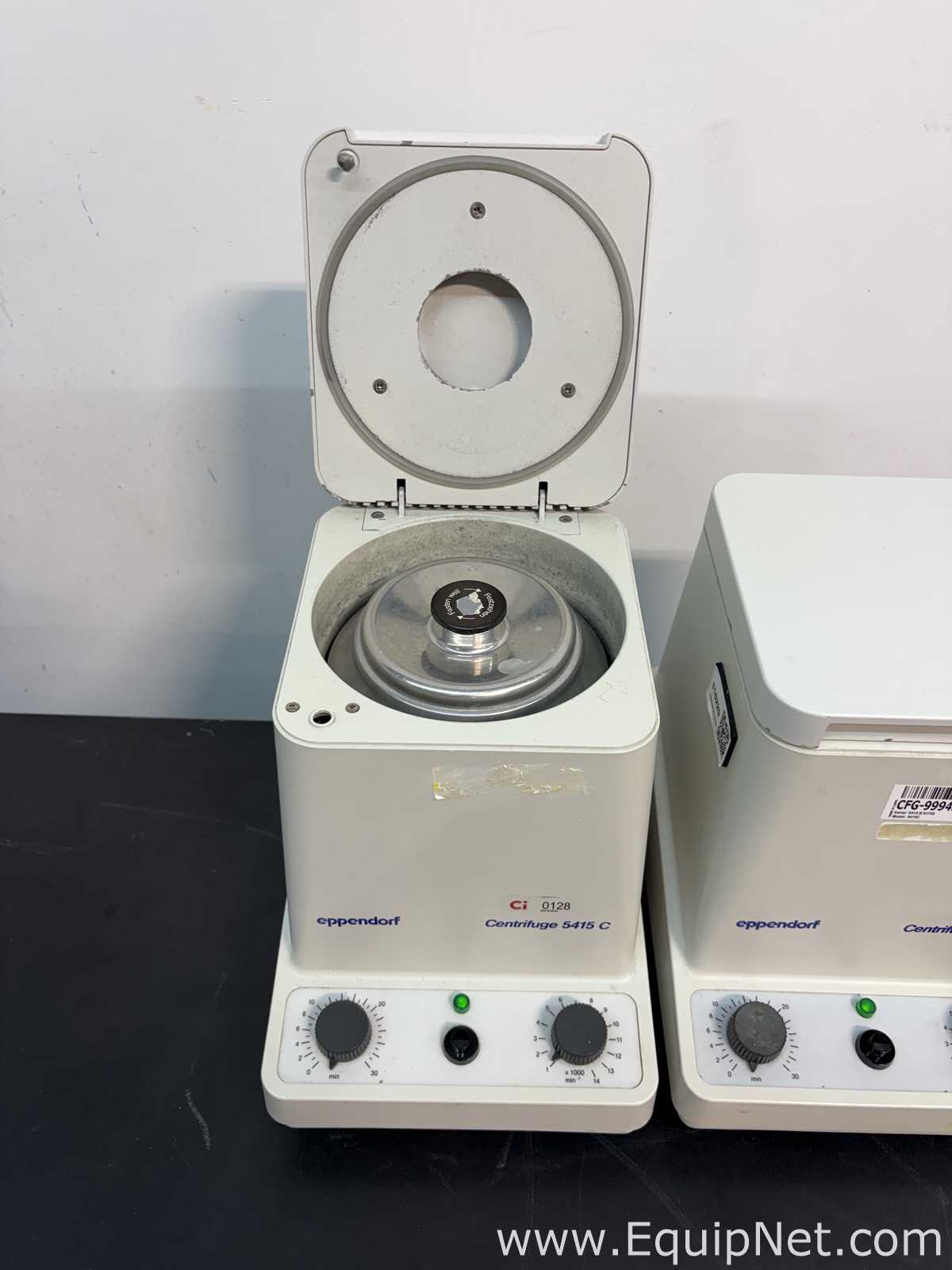 Lote de 2 Centrífuga para laboratorio Eppendorf 5415C