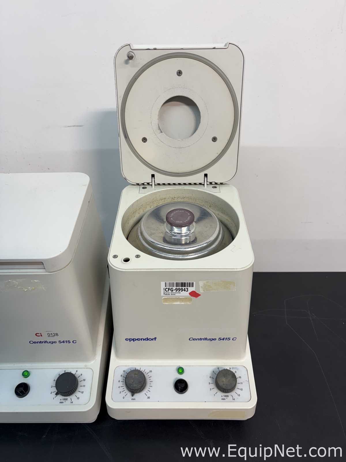 Lote de 2 Centrífuga para laboratorio Eppendorf 5415C