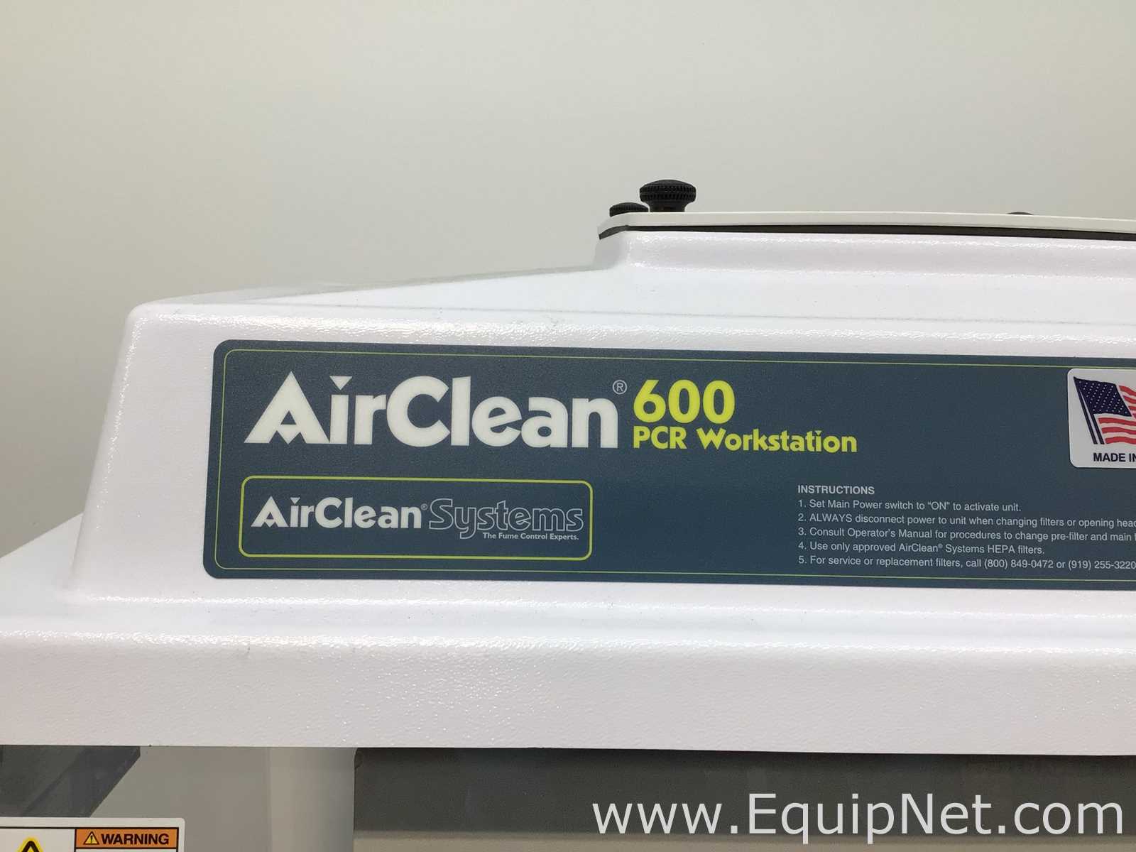 Air Clean Systems 600 PCR Workstation