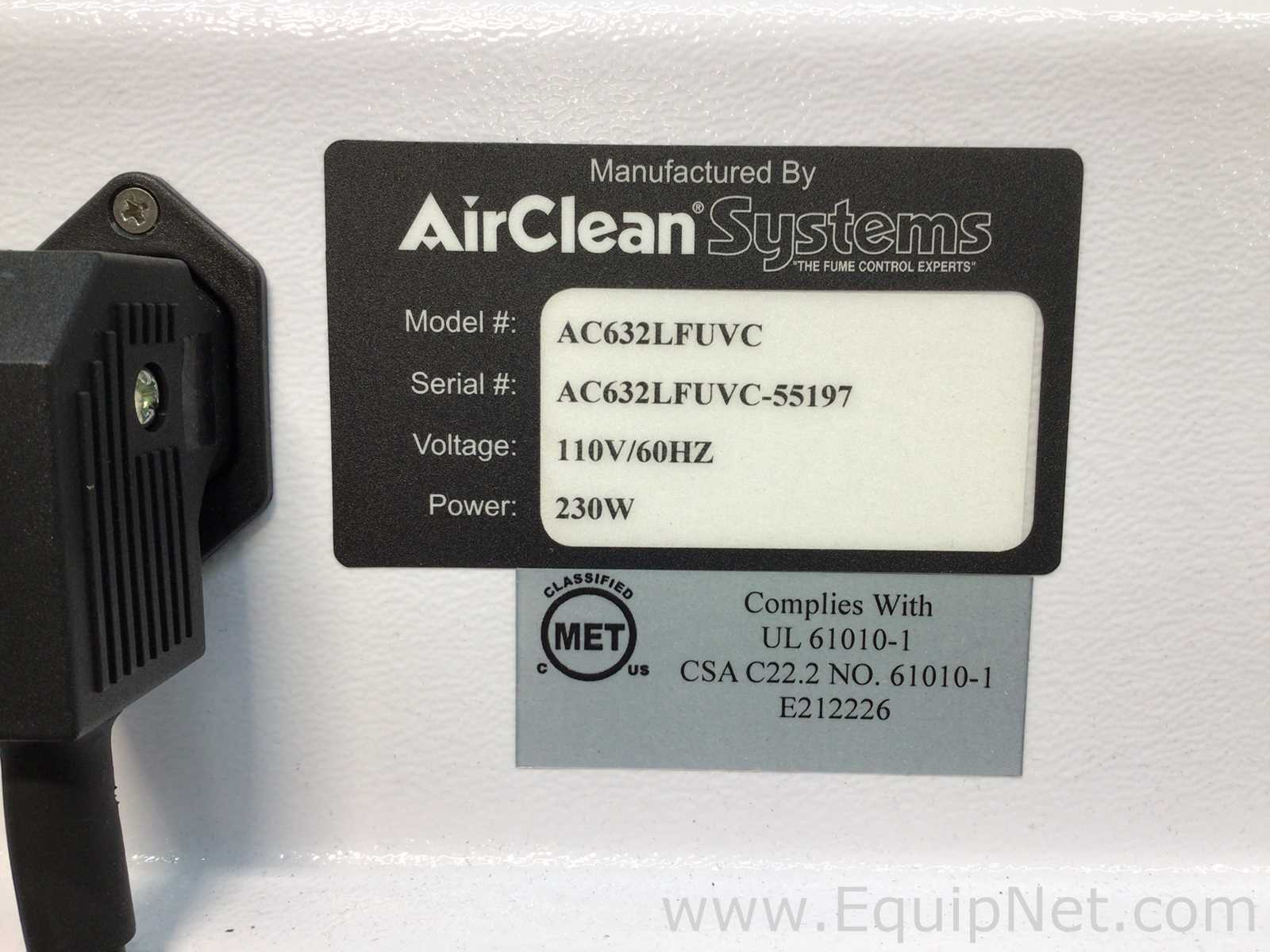 Air Clean Systems 600 PCR Workstation