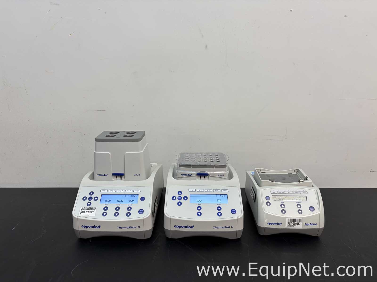 Lot of Eppendorf 5382 Thermomixer C With 5383 ThermoStat C and 5353 MixMate