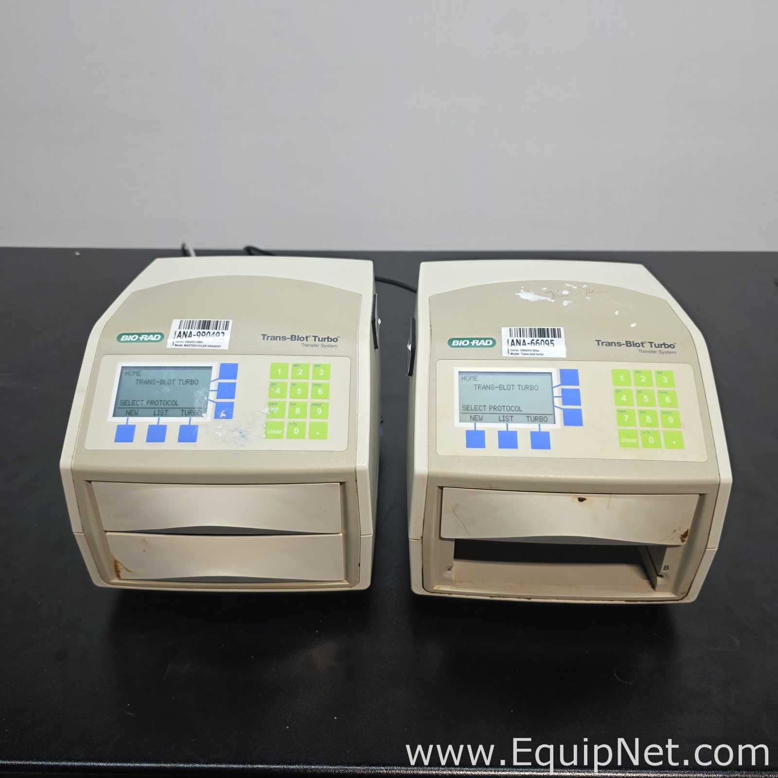 Lot of 2 Bio Rad Trans Blot Turbo Transfer Systems