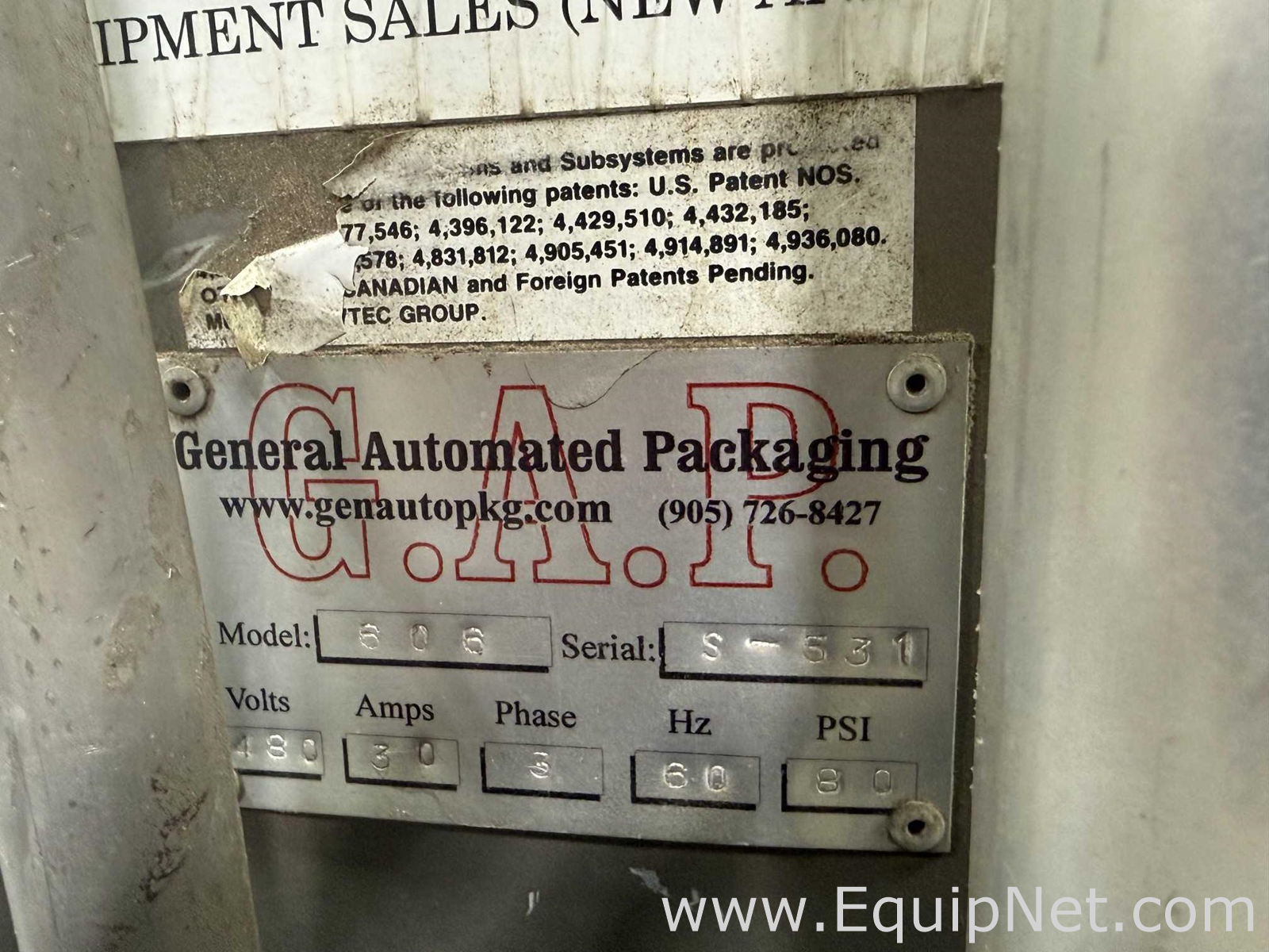Embaladora de Paletes General Automated Packaging 606
