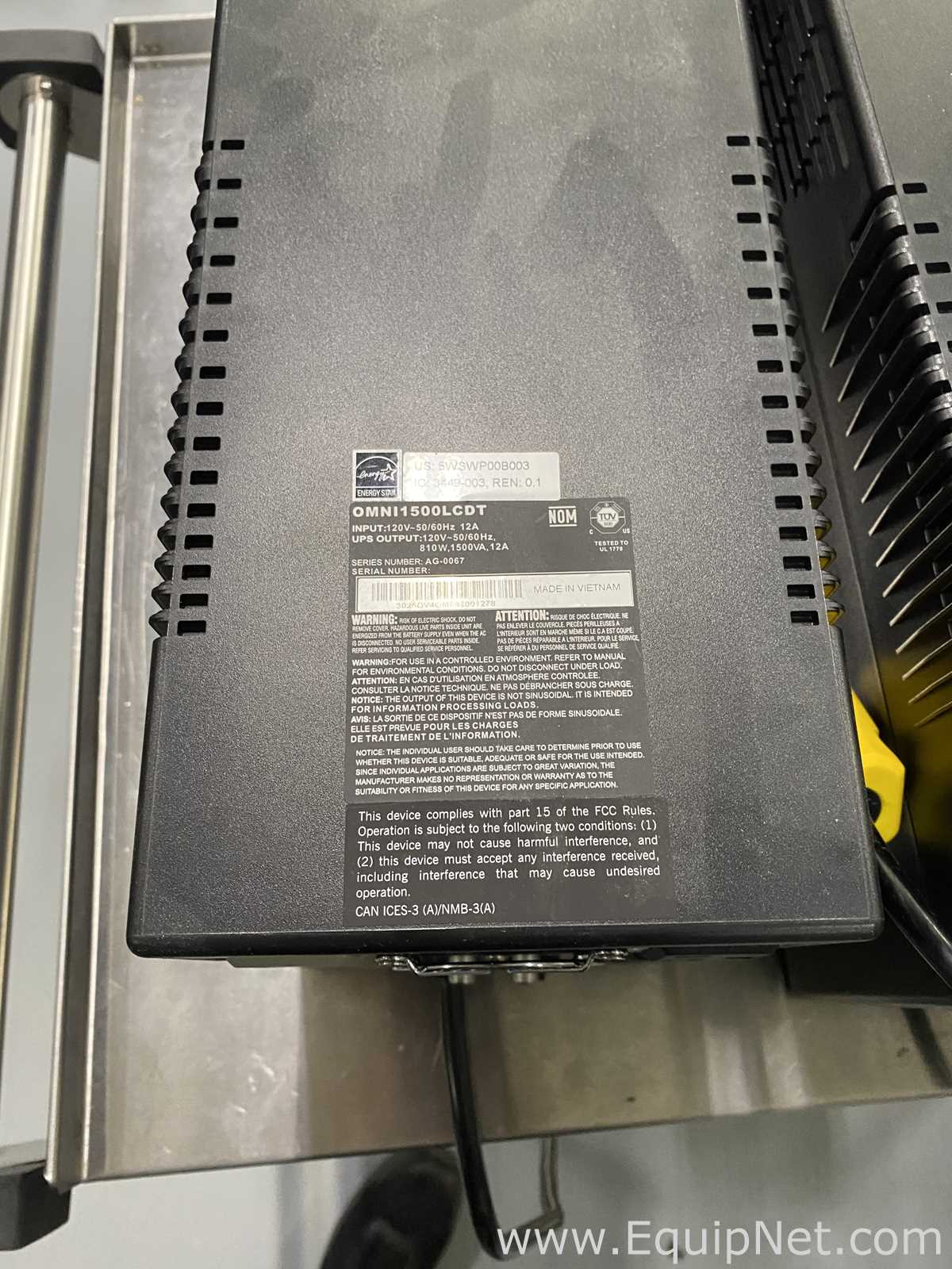 Lot of 4 Tripp Lite OMNI1500LCDT OmniSmart 1500VA 810W Battery Backup Tower UPS