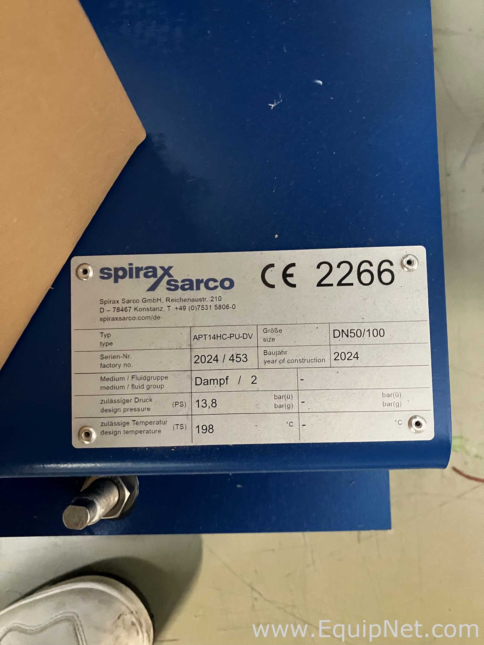 Bomba de Presión Spirax Sarco APT14HC-PU-DV