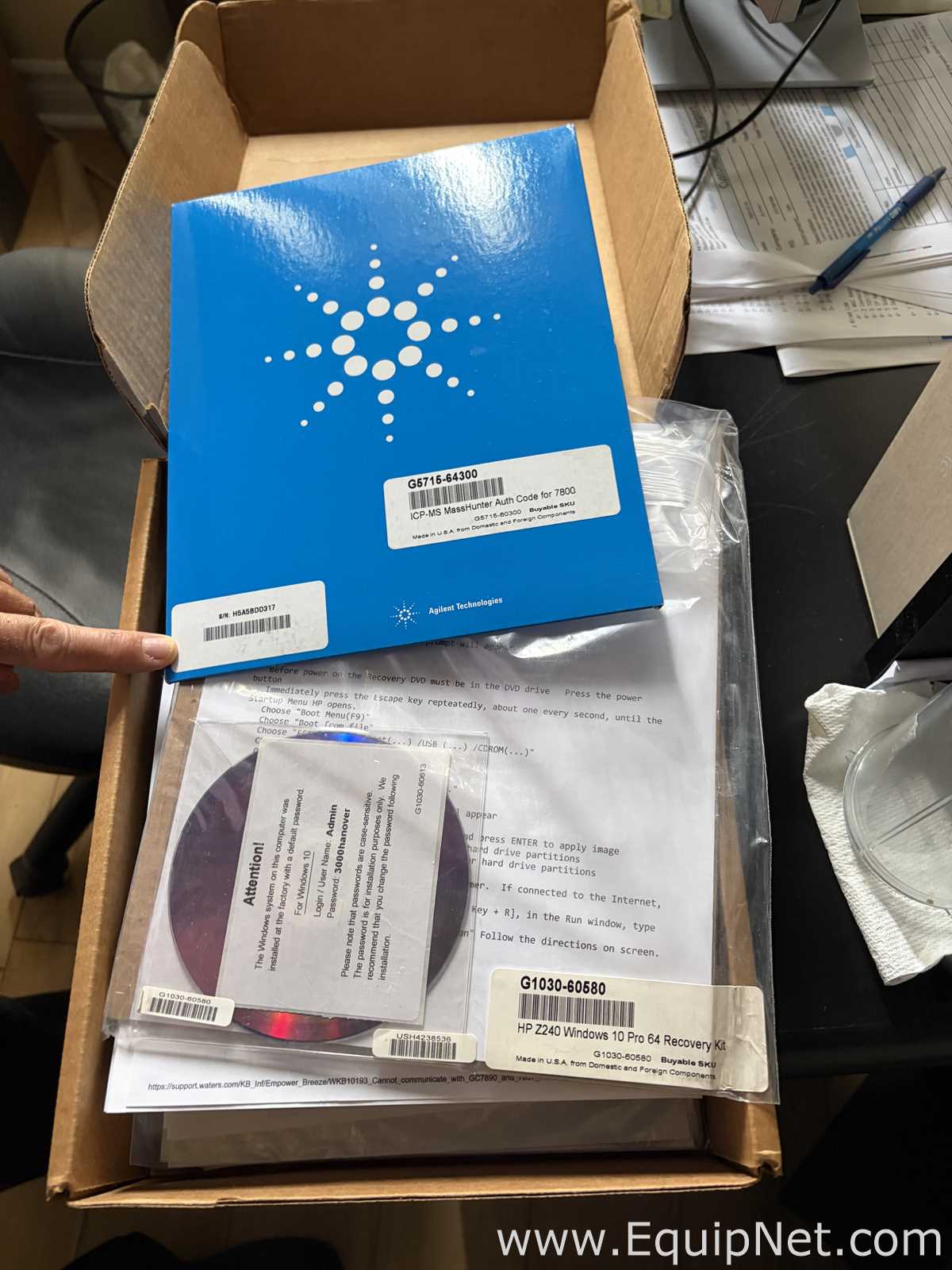 Agilent Technologies 7800 ICP MS Mass Spectrometer with Chiller