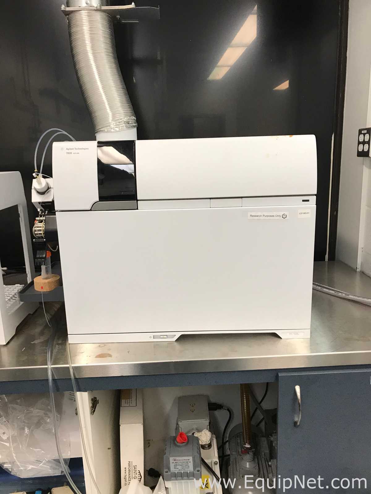 Agilent Technologies 7800 ICP MS Mass Spectrometer with Chiller