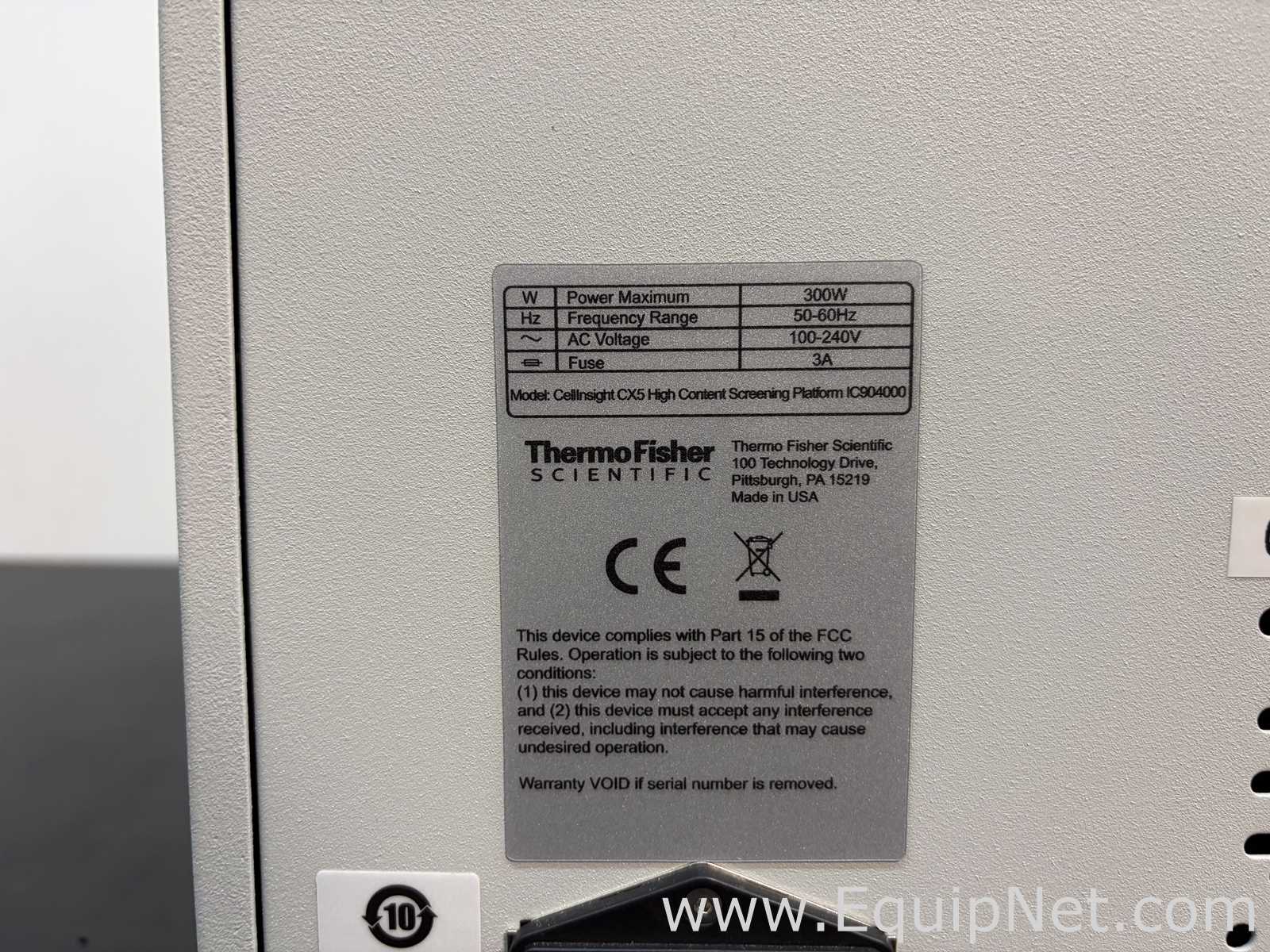 Separador Thermo Scientific IC904000 CellInsight CX5