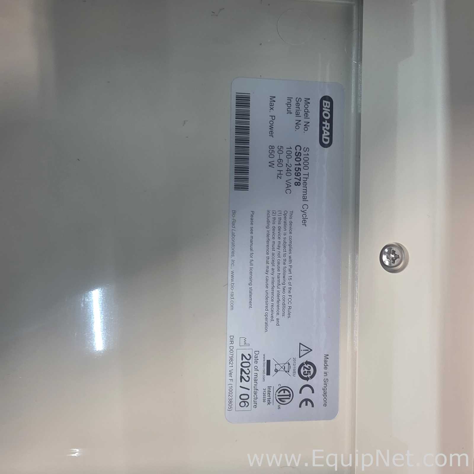 PCR e Termociclador Bio-Rad S1000