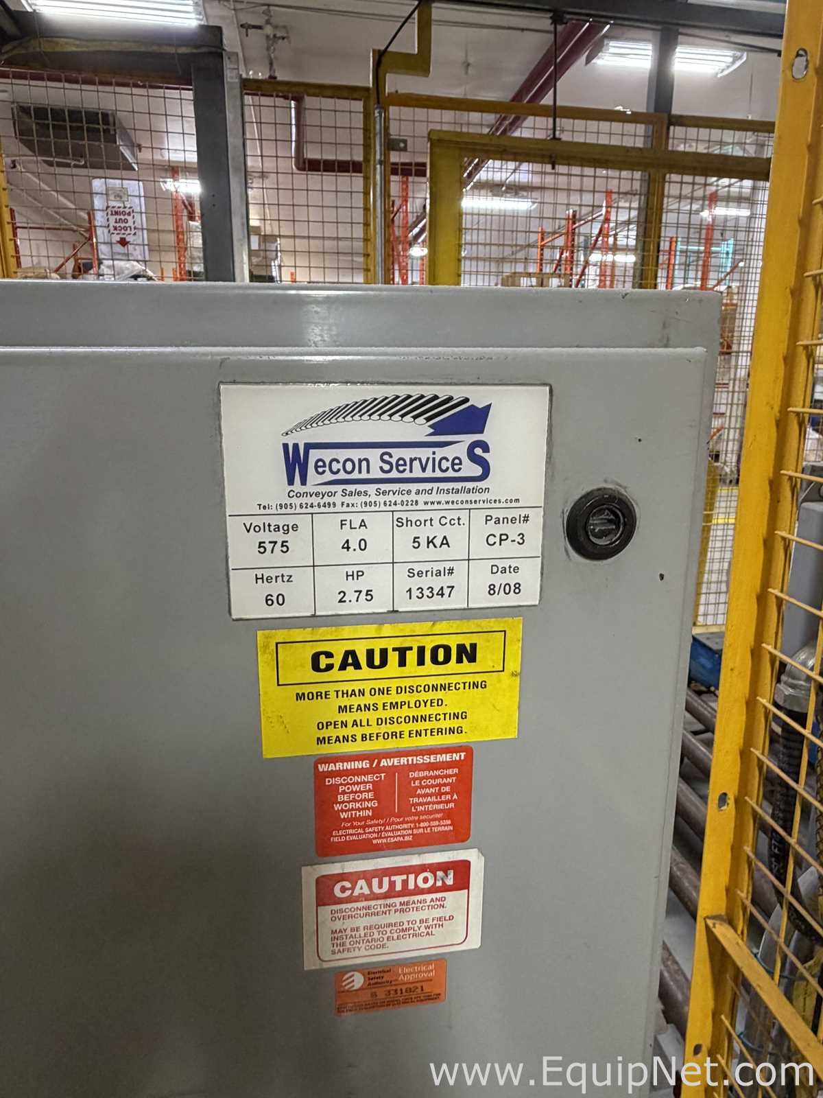 Dual Columbia HL 2000 Palletizers with Wulftec Pallet Wrapper and Ryson Spiral Case Conveyor