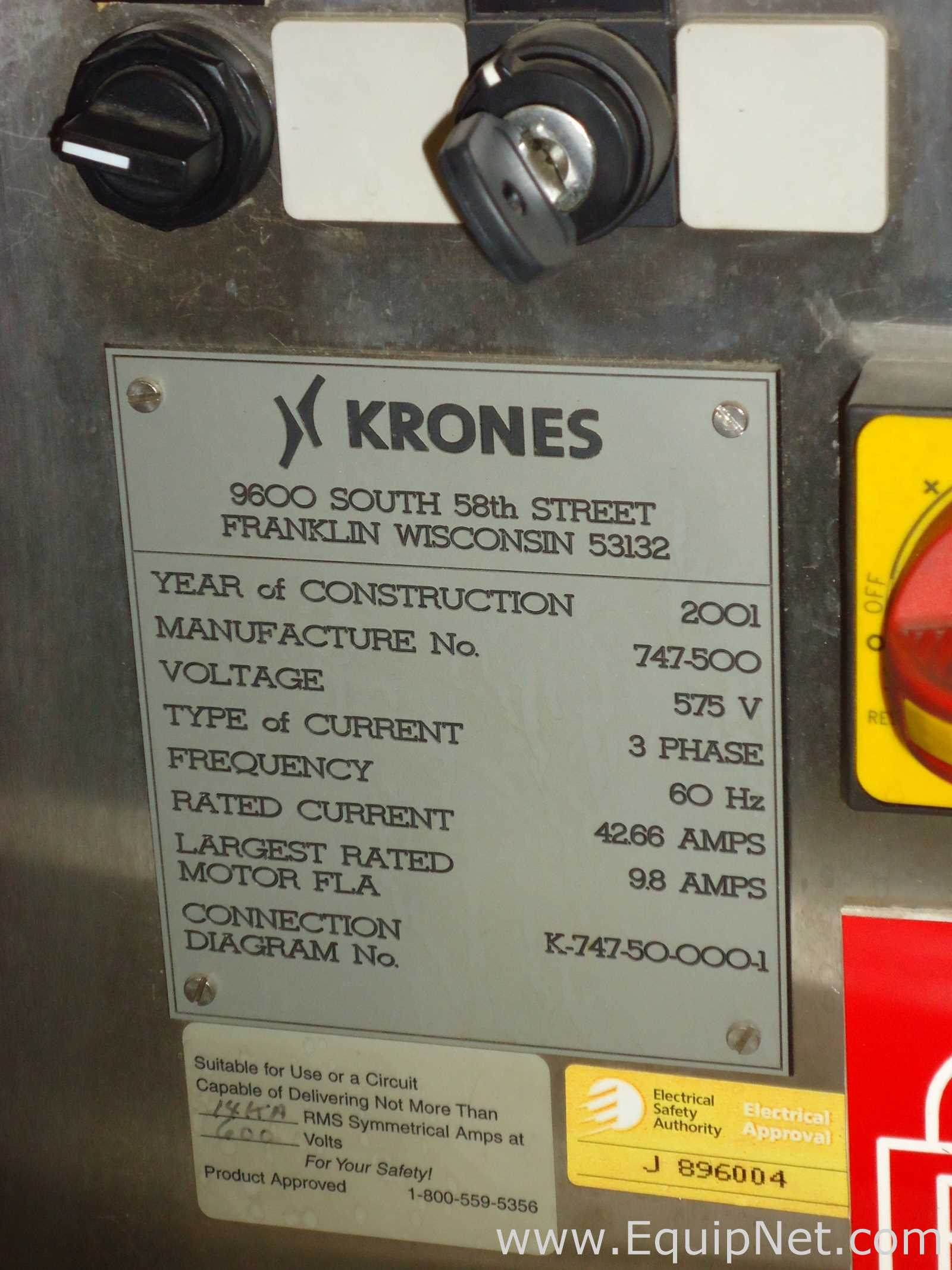 Etiquetadora Krones Autocol