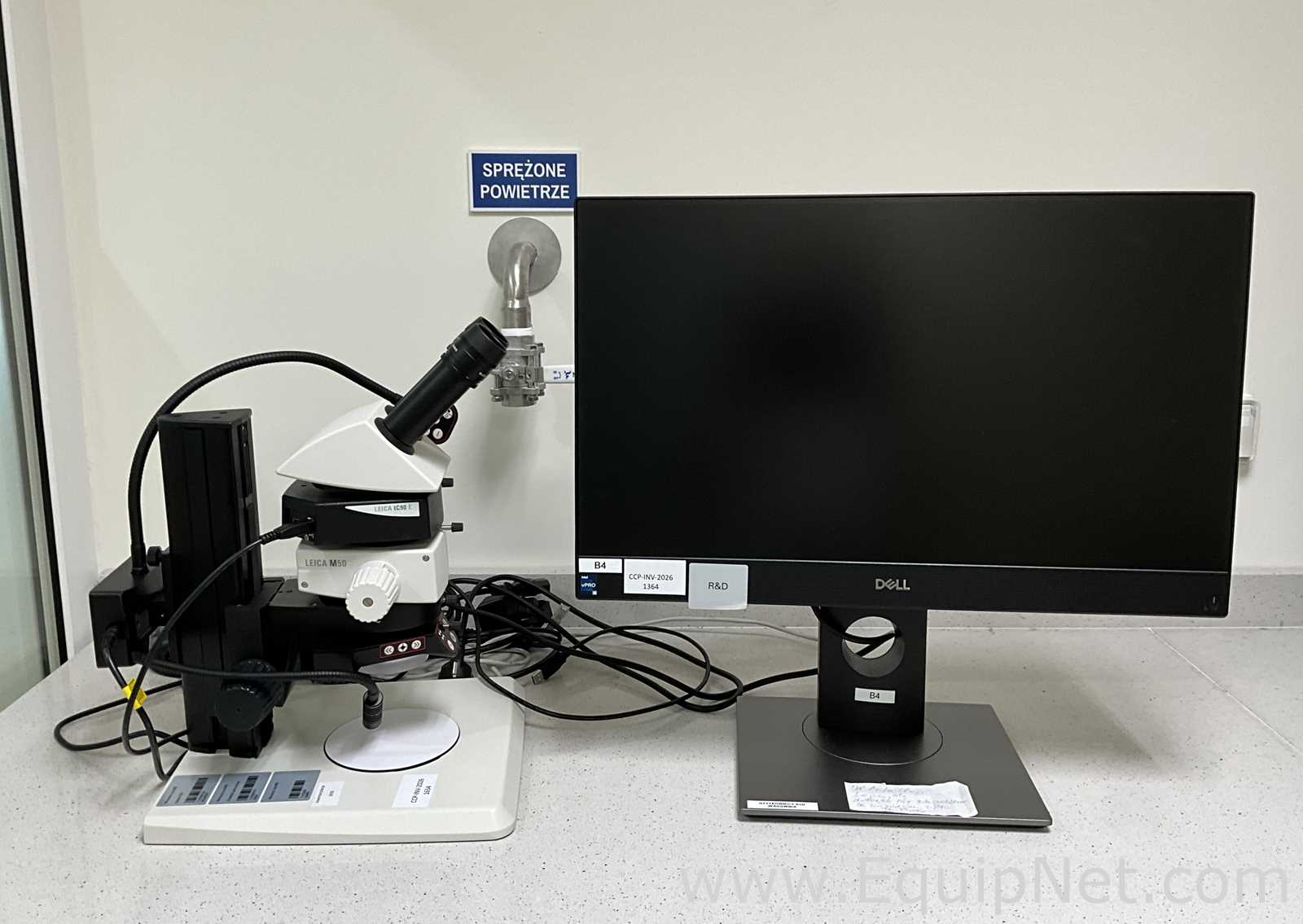 Leica M50 Stereo Microscope With Leica IC90 Digital Camera and Computer
