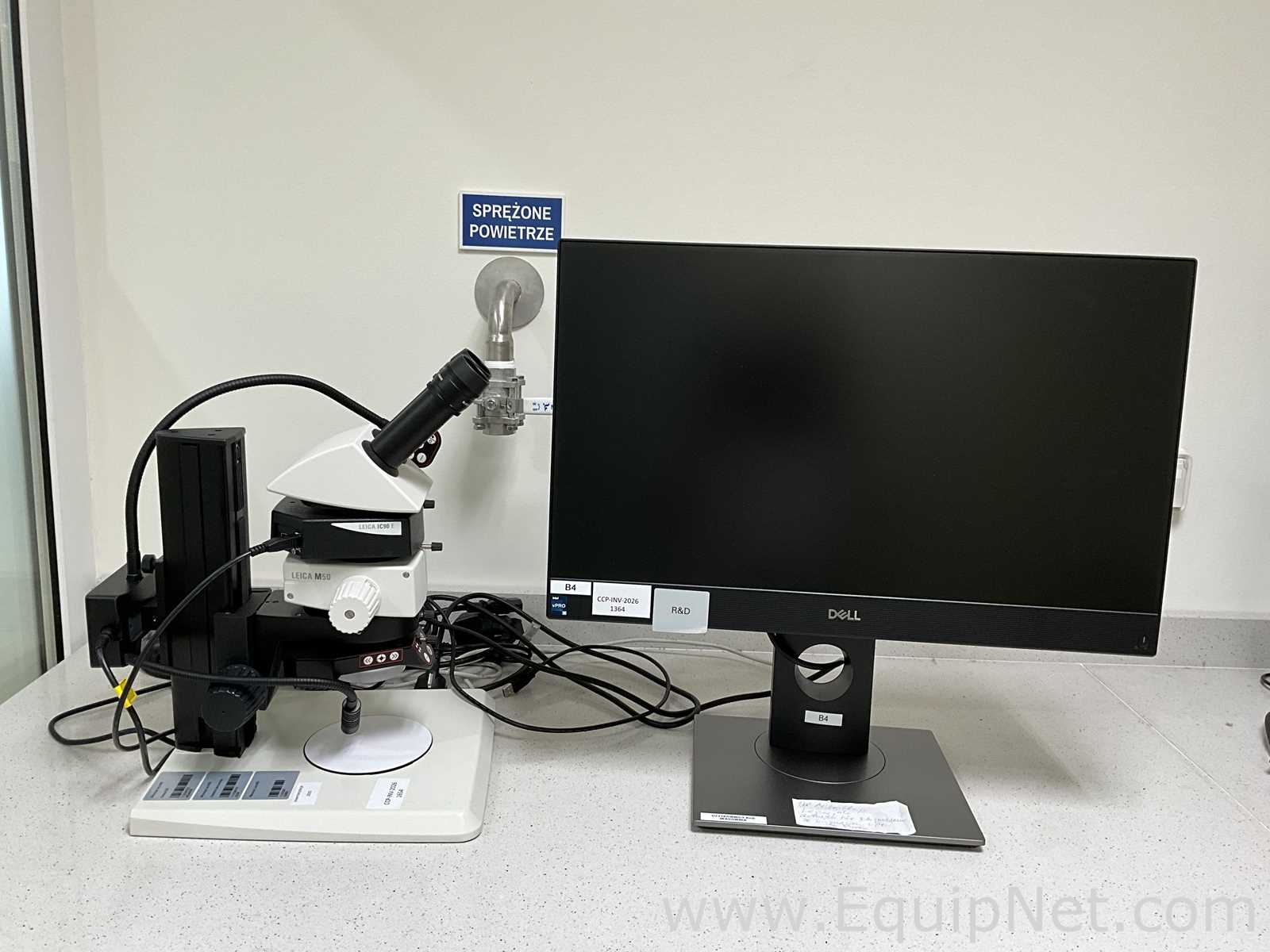 Leica M50 Stereo Microscope With Leica IC90 Digital Camera and Computer
