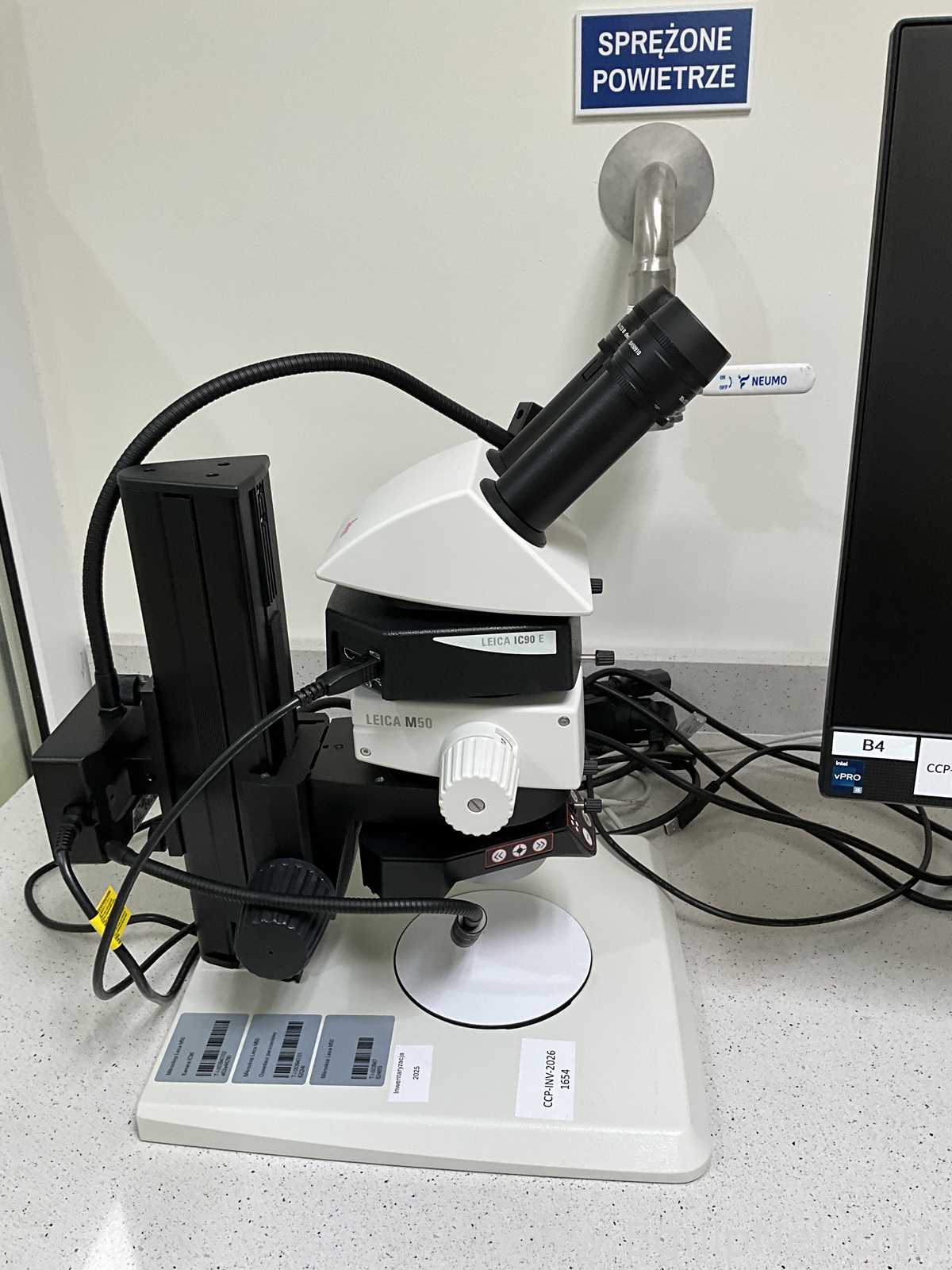 Leica M50 Stereo Microscope With Leica IC90 Digital Camera and Computer