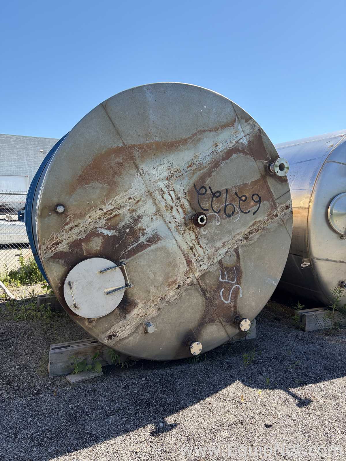 Approx 5000 Gallon Stainless Steel Holding Tank