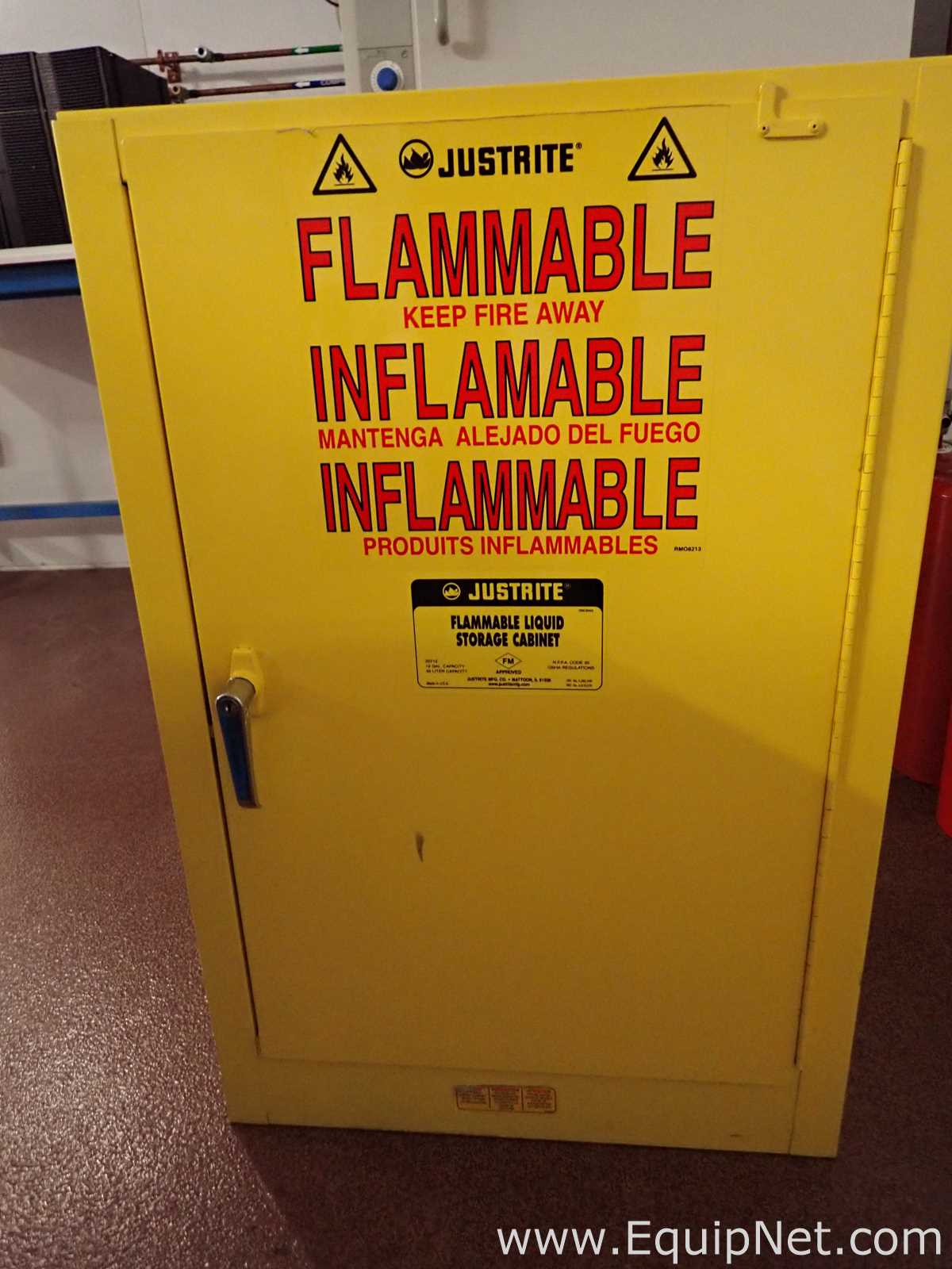 Gabinete de Almacenamiento de Inflamables JustRite Requisitos de aire 12 GALS.  12 Galones
