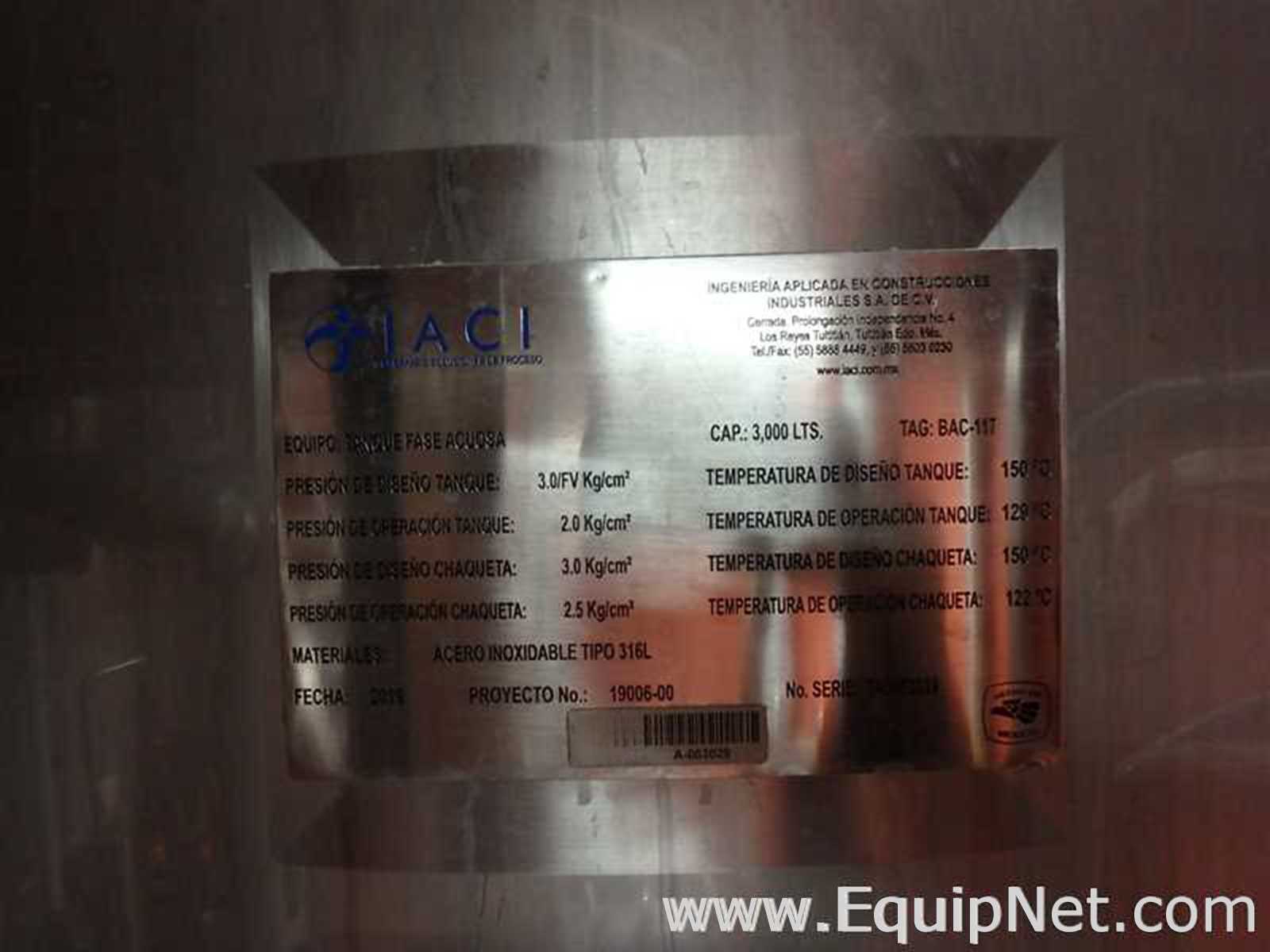 Tanque aço inox IACI 