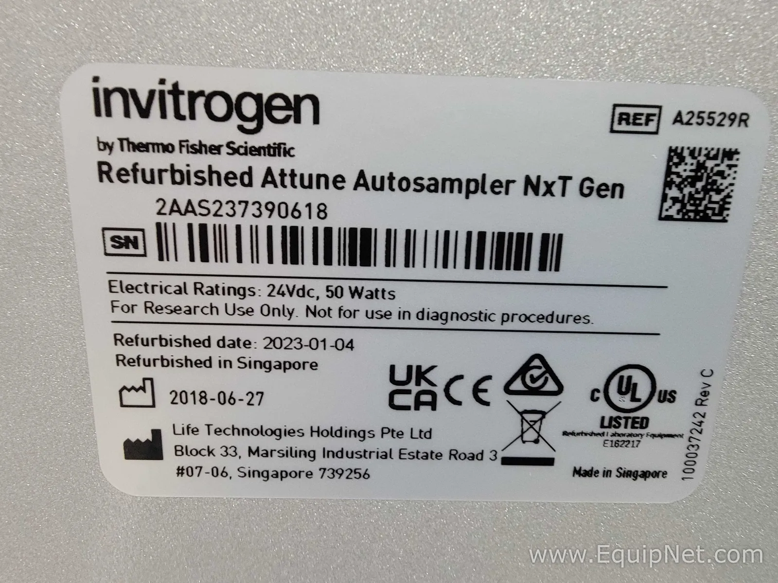 Invitrogen Attune Autosampler NxT Gen refurbished Flow Cytometer