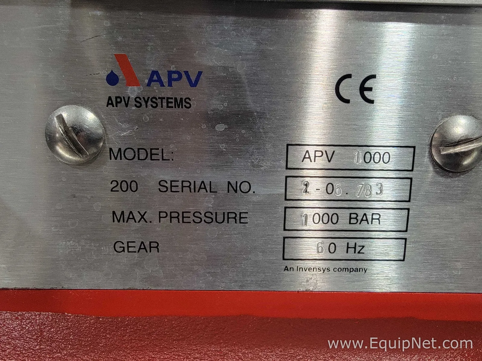 Homogeneizador APV 1000